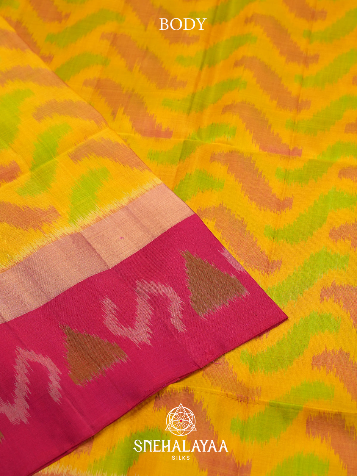 Yellow Soft Silk Saree