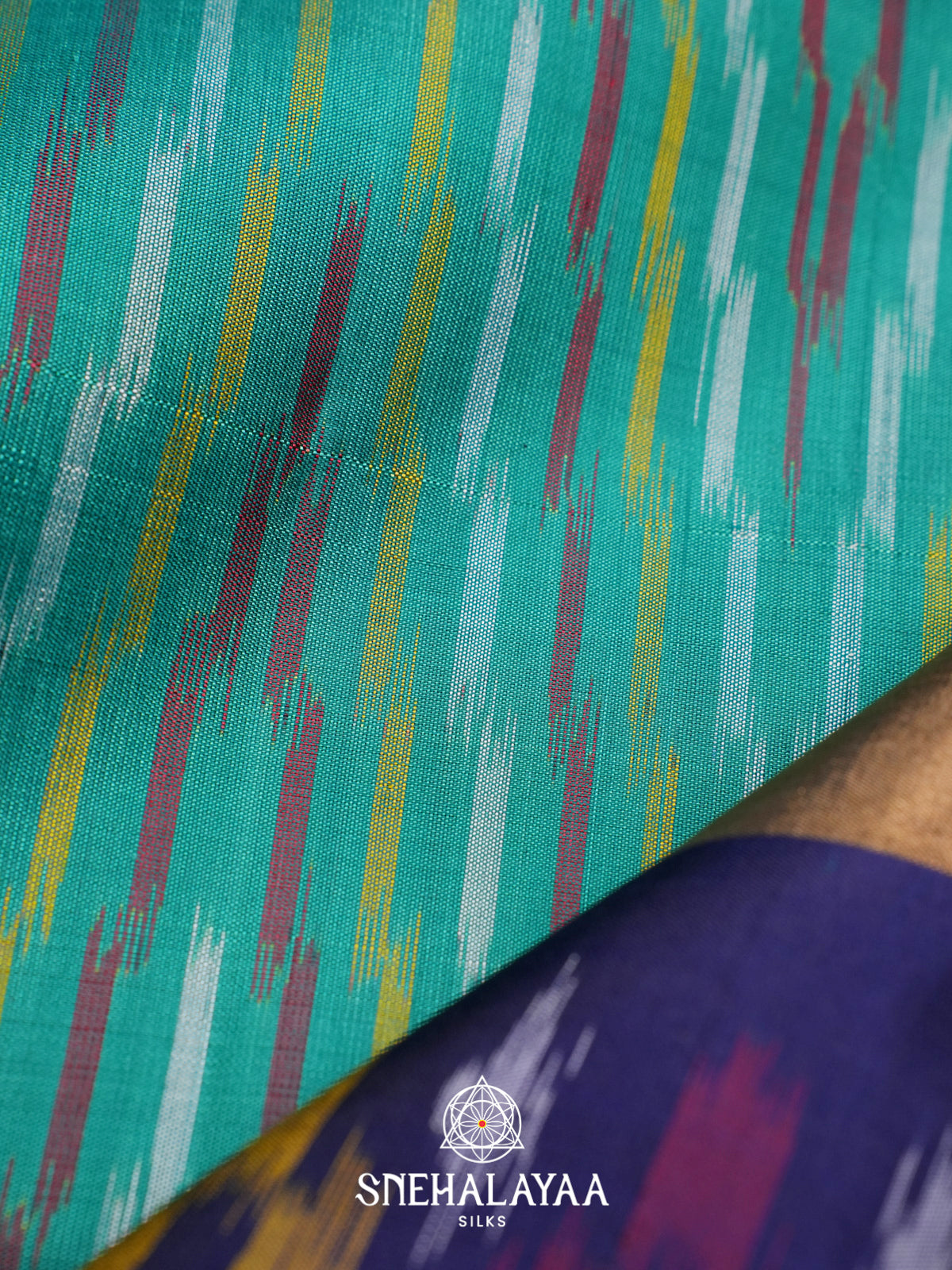 Teal Green Soft Silk Saree