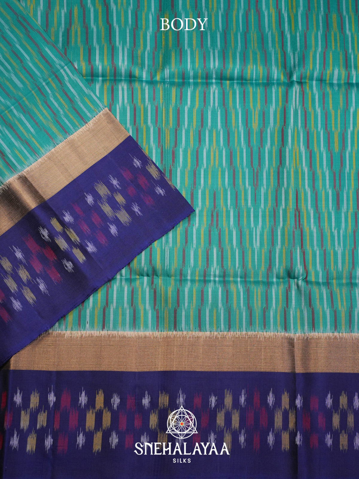 Teal Green Soft Silk Saree