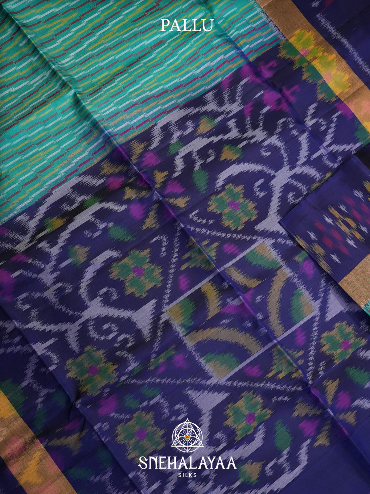 Teal Green Soft Silk Saree