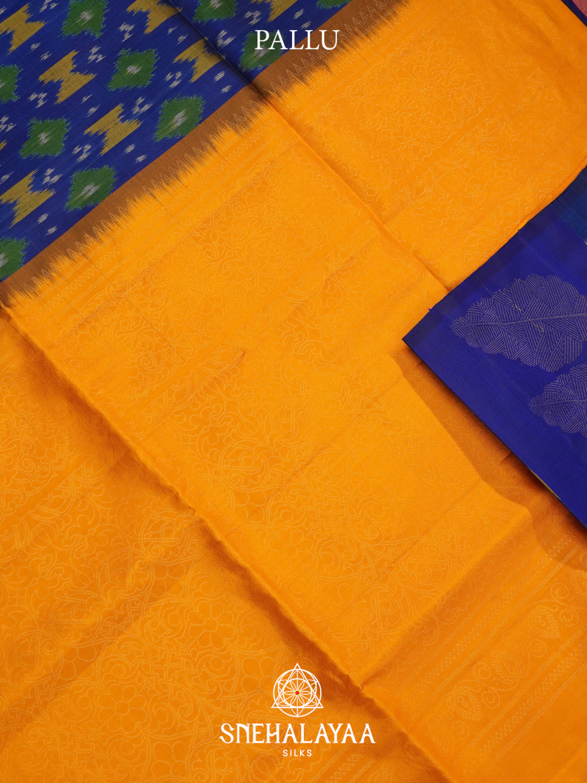 Royal Blue Soft Silk Saree