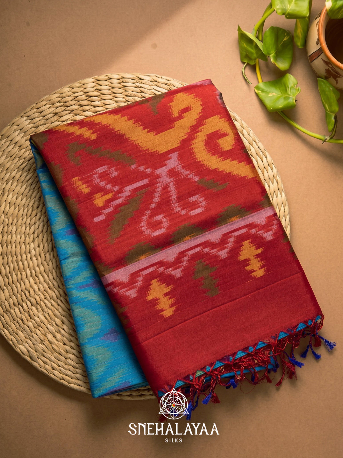 Sky Blue Soft Silk Saree