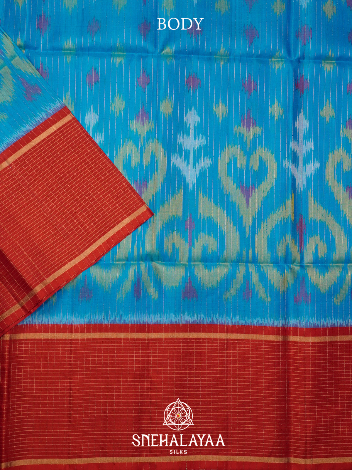 Sky Blue Soft Silk Saree