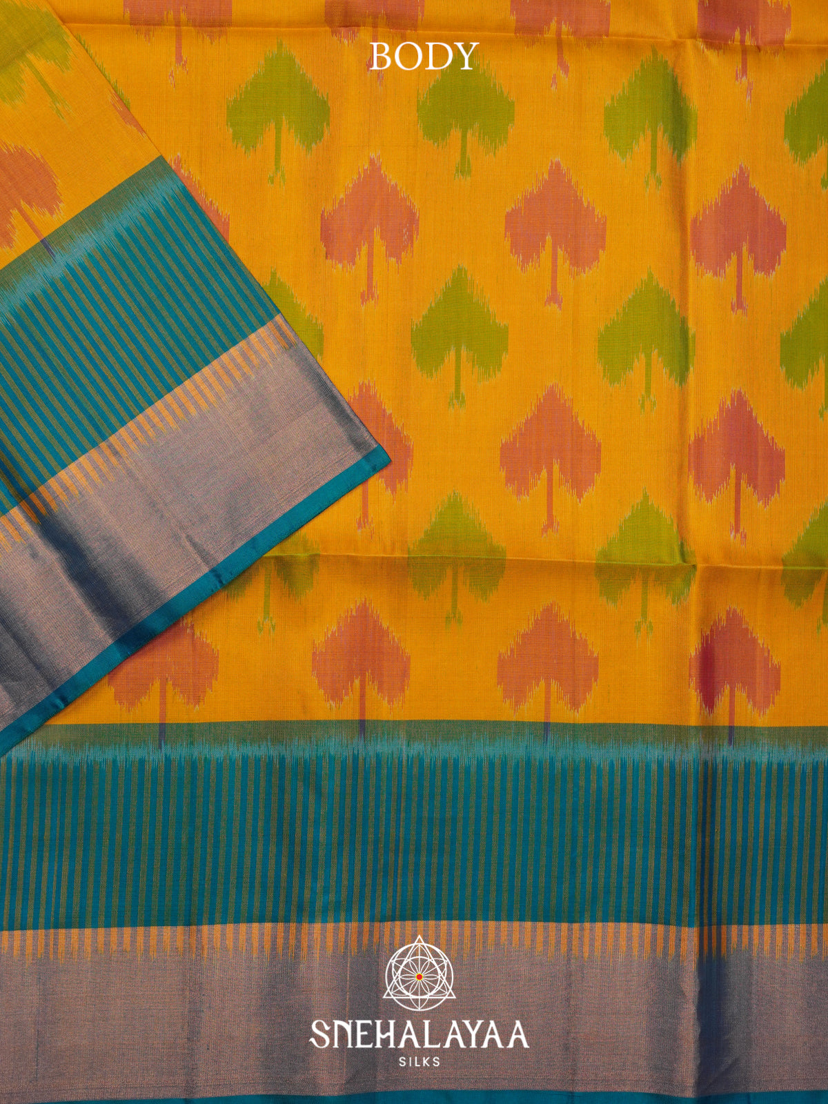 Yellow Soft Silk Saree