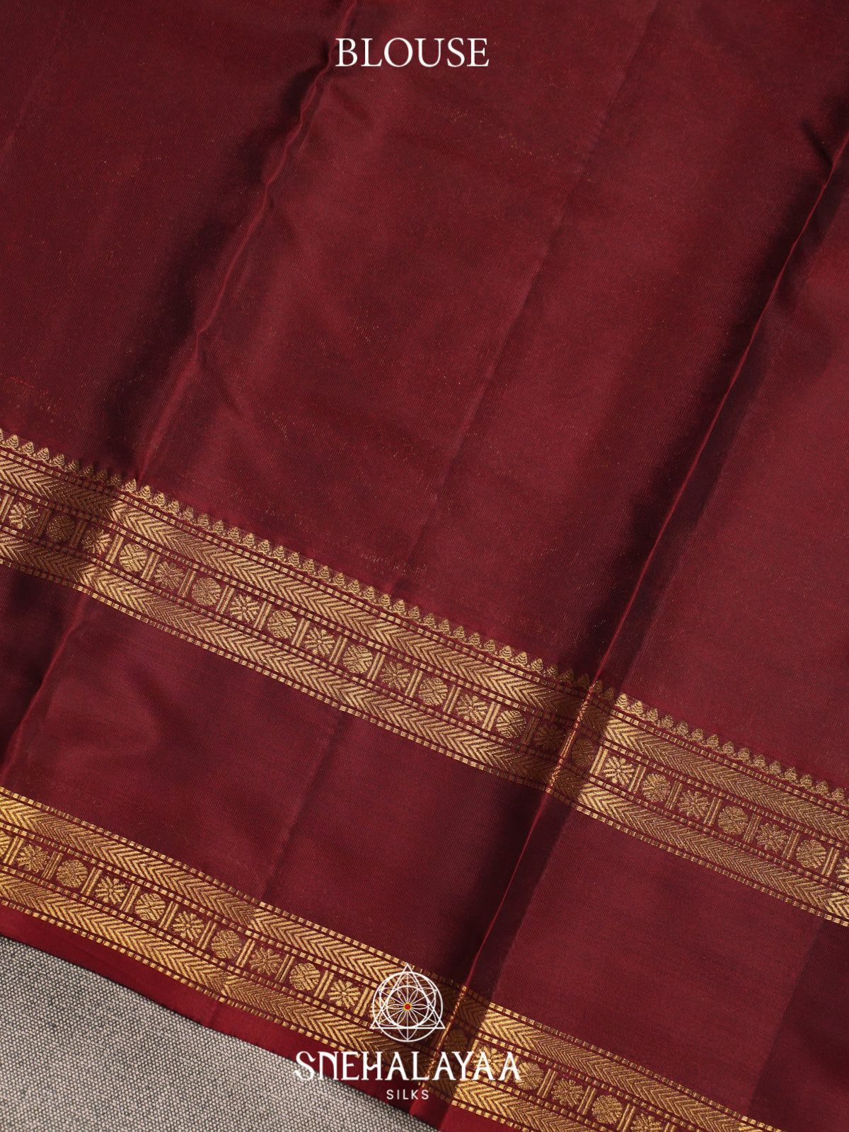 Burnt Orange  Kanjivaram Silk Saree