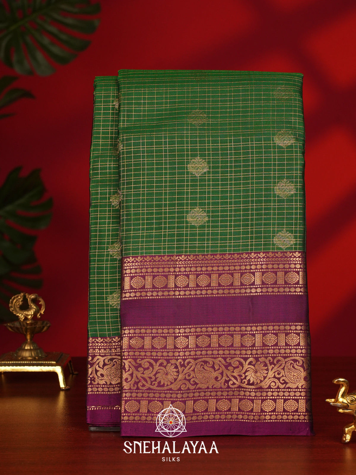 Green Kanjivaram Silk Saree