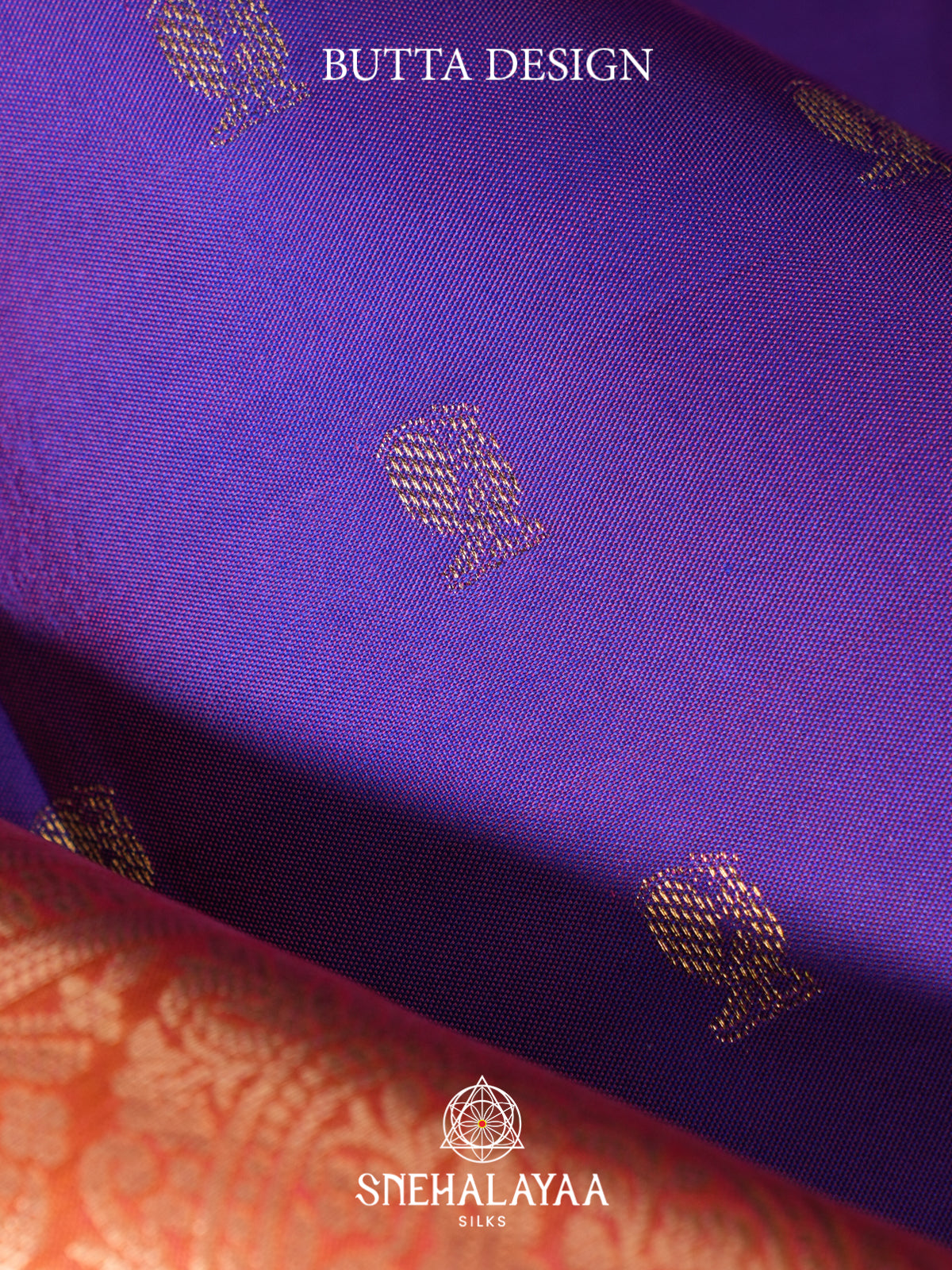 Violet Kanjivaram Silk Saree