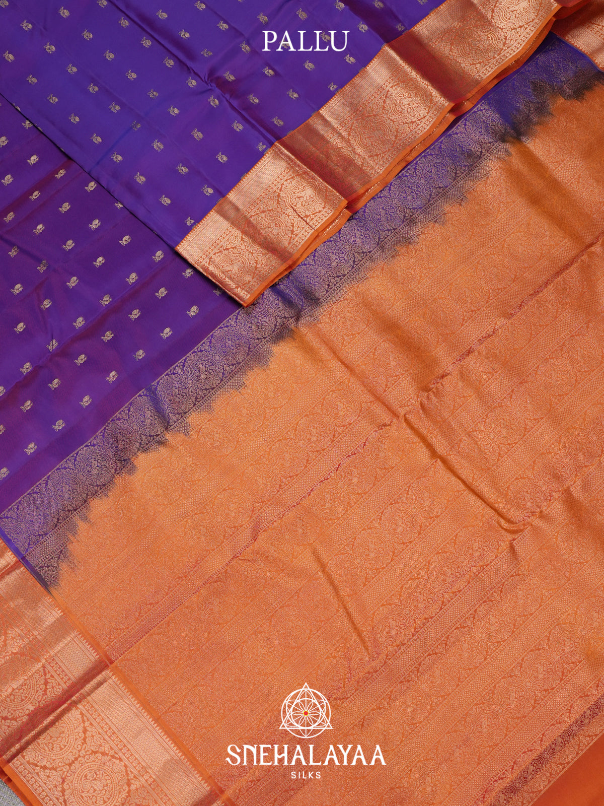 Violet Kanjivaram Silk Saree