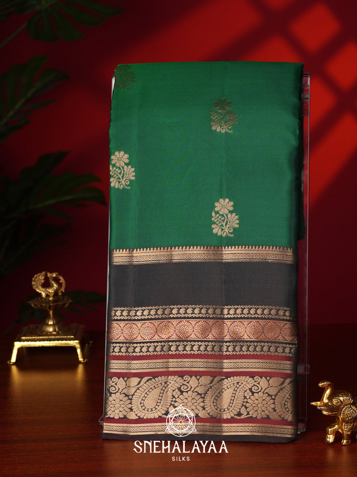 Green Kanjivaram Silk Saree