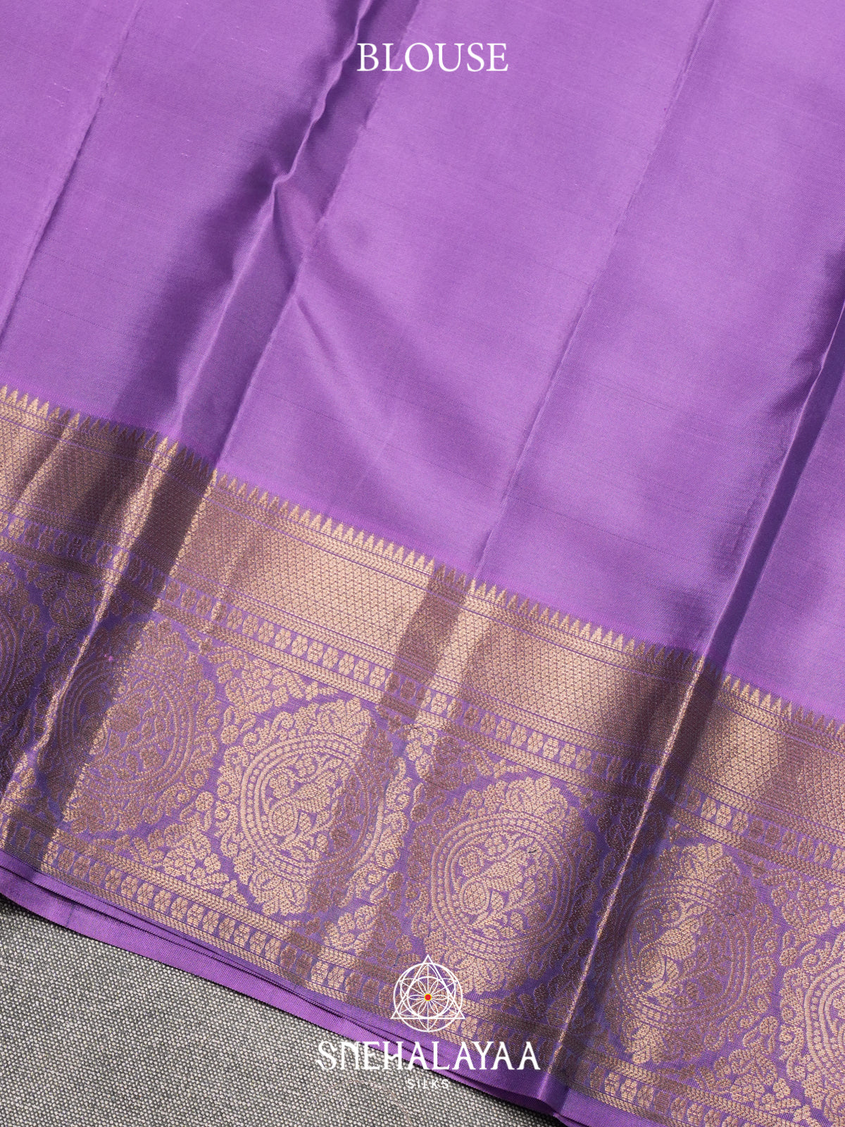 Charcol Black Kanjivaram Silk Saree