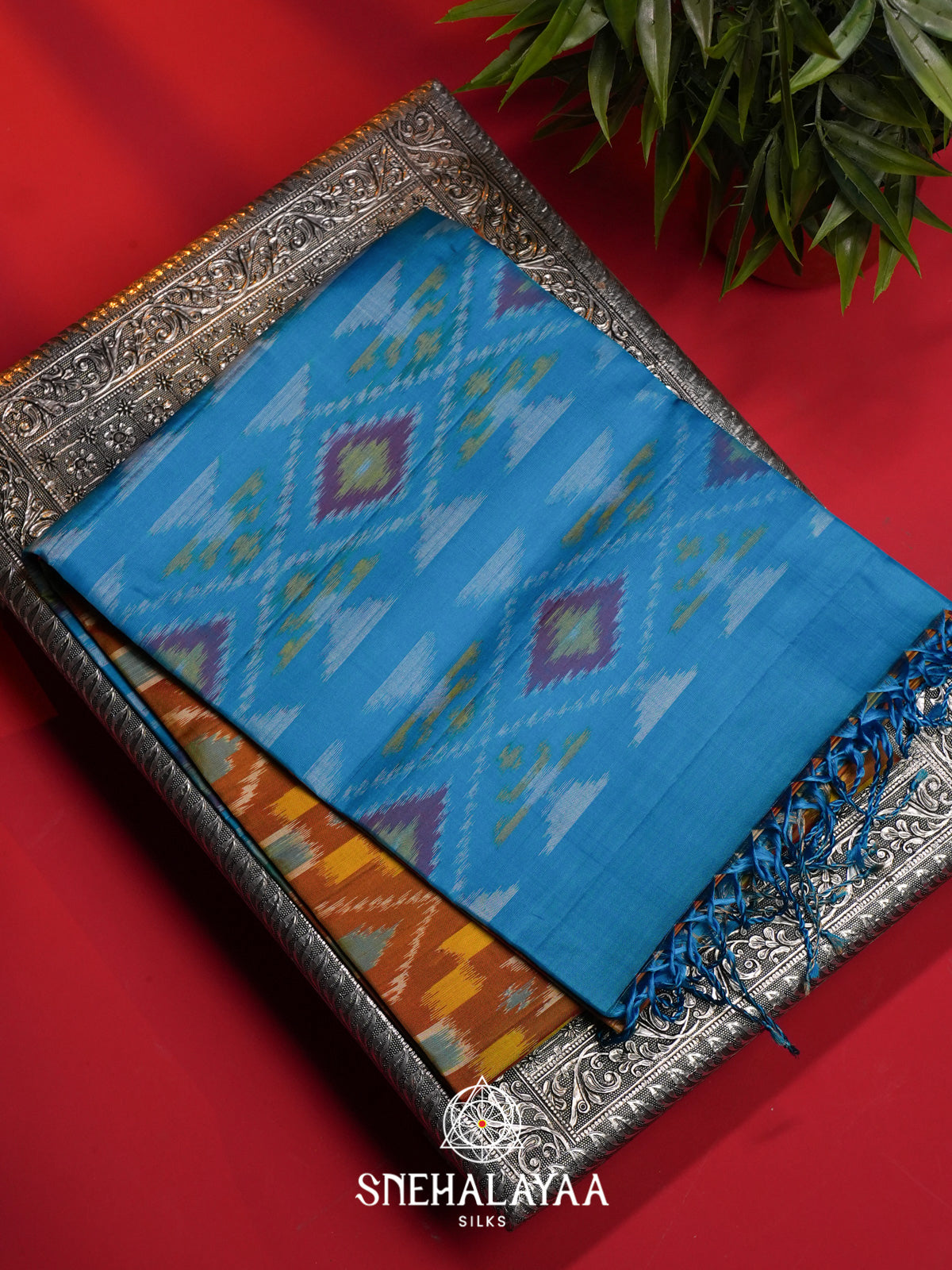Mustard Yellow Soft Silk Saree