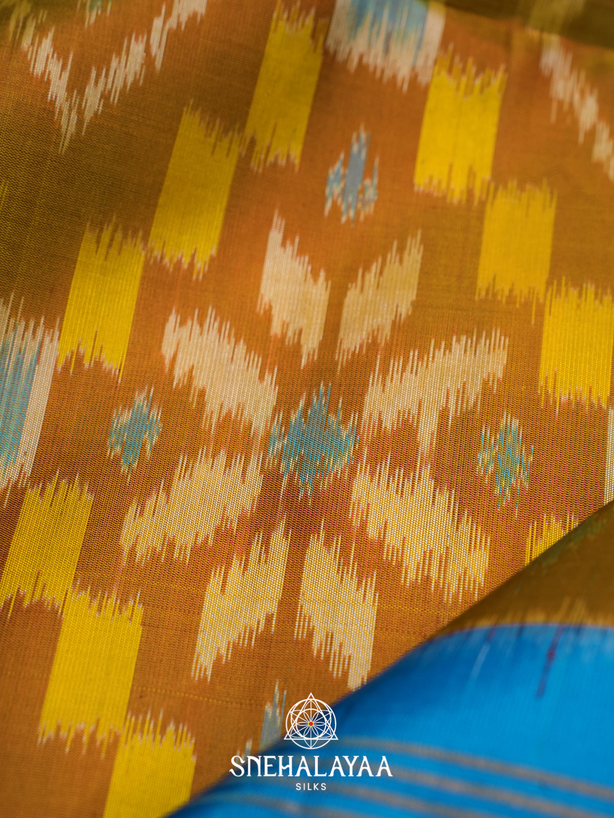 Mustard Yellow Soft Silk Saree