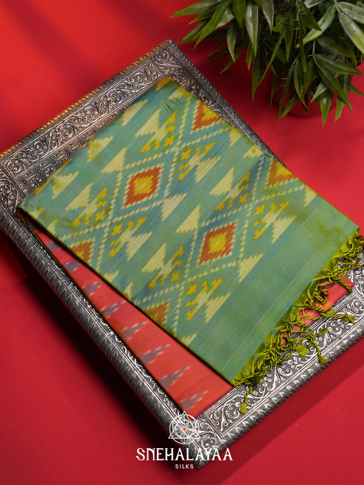 Coral Soft Silk Saree