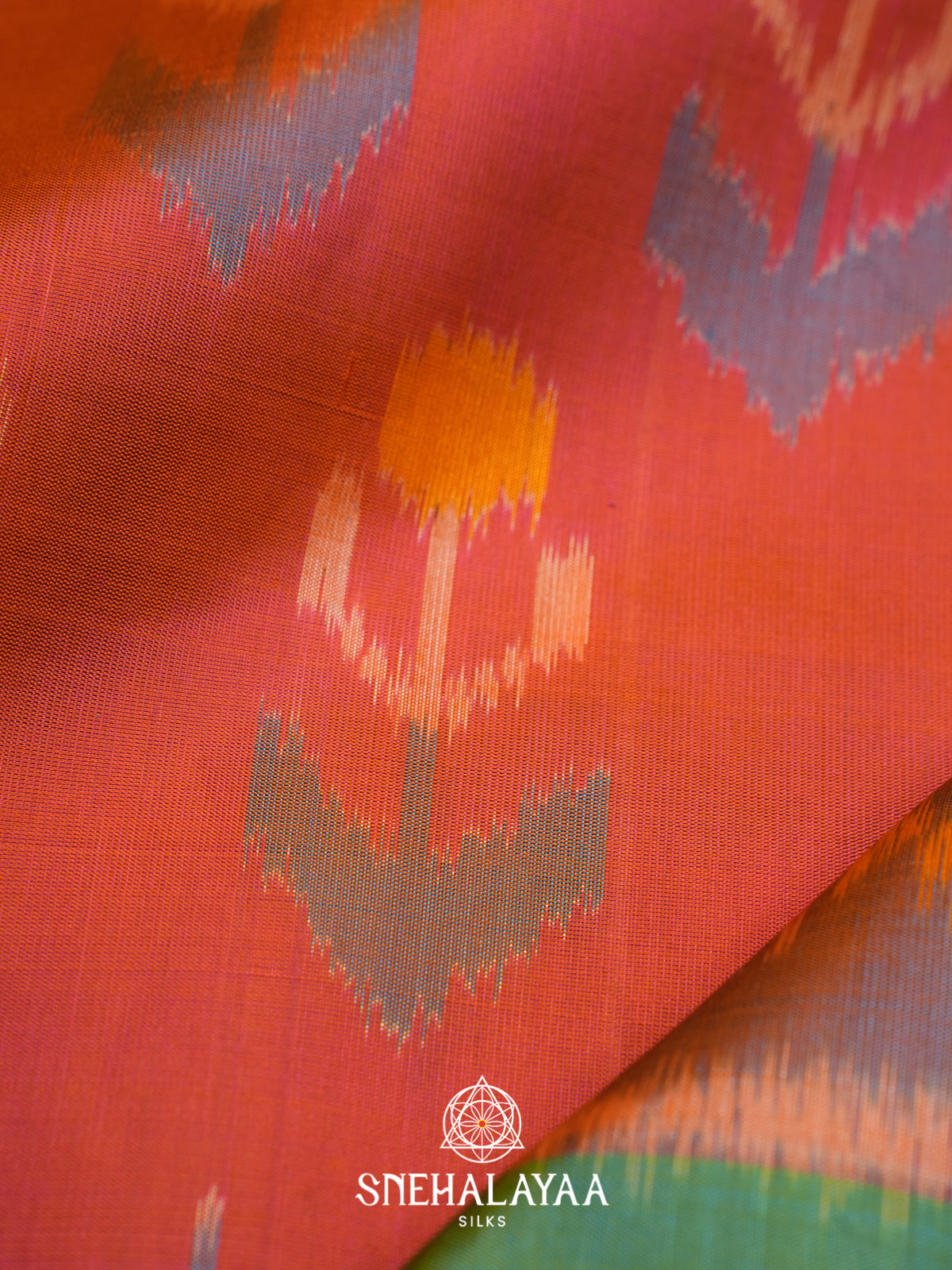 Coral Soft Silk Saree
