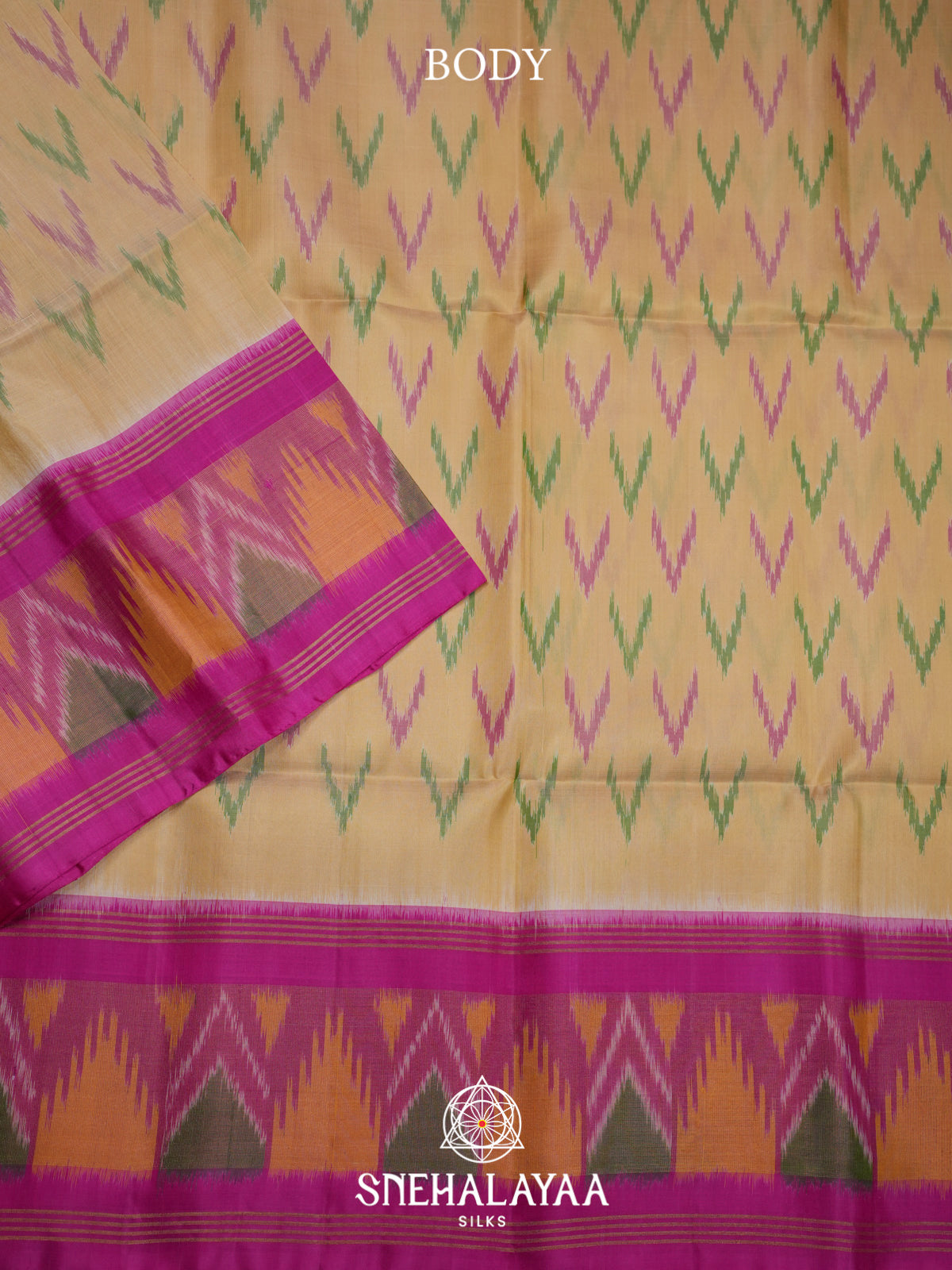 Pale Yellow Soft Silk Saree