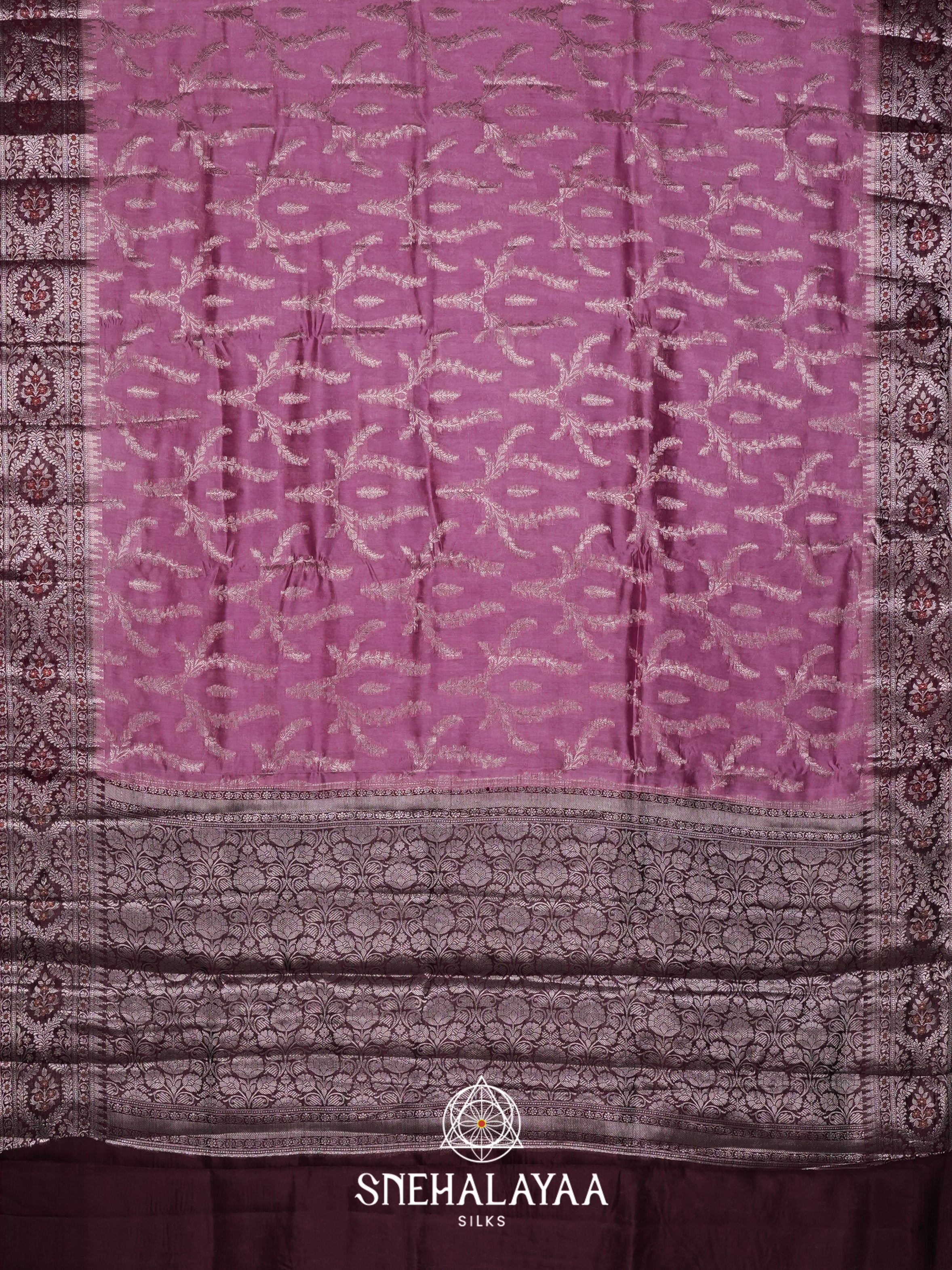 Orchid Dupion Silk Saree