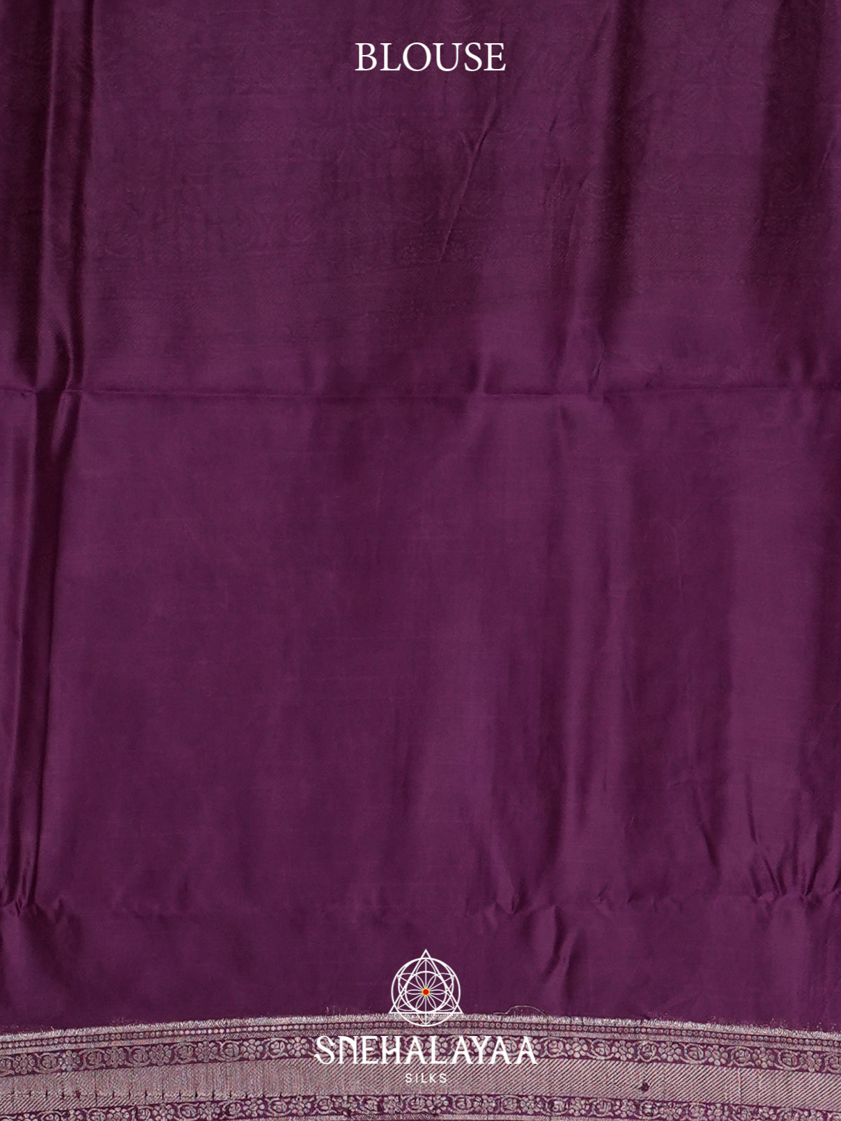 Purple Dupion Silk Saree