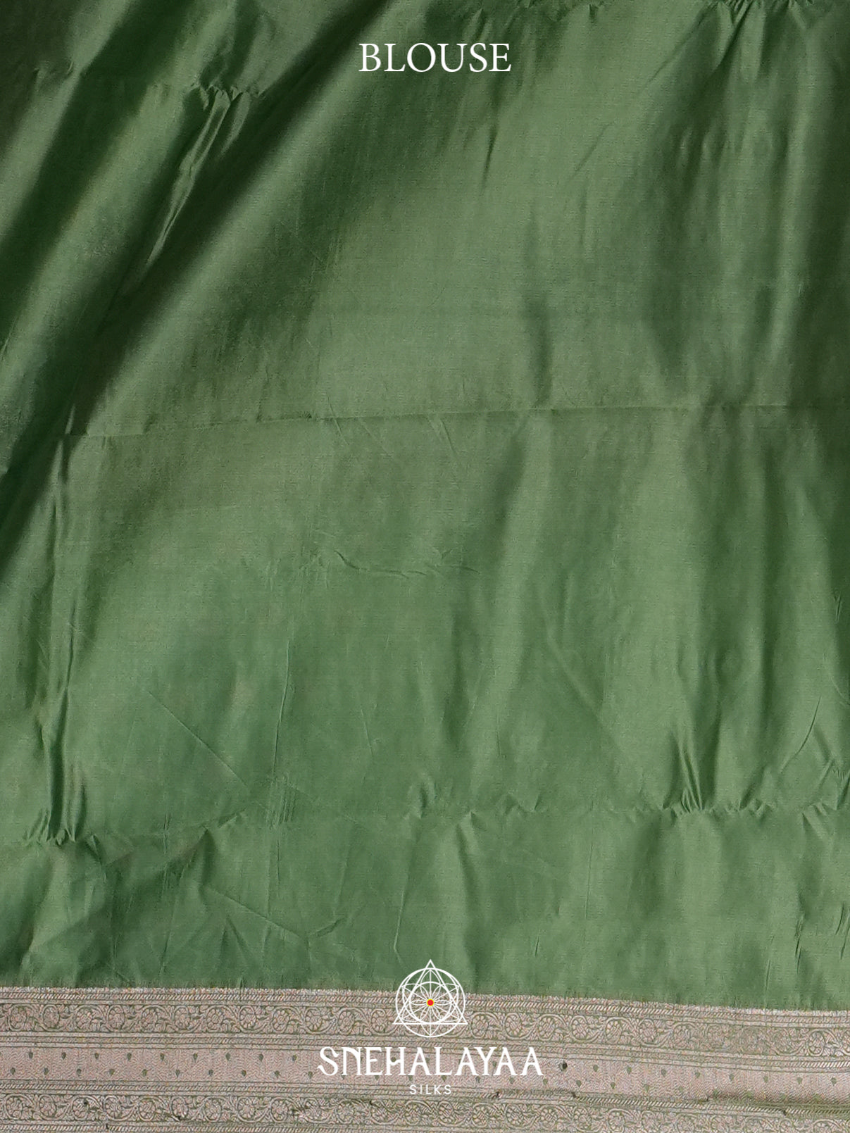 Sage Green Dupion Silk Saree