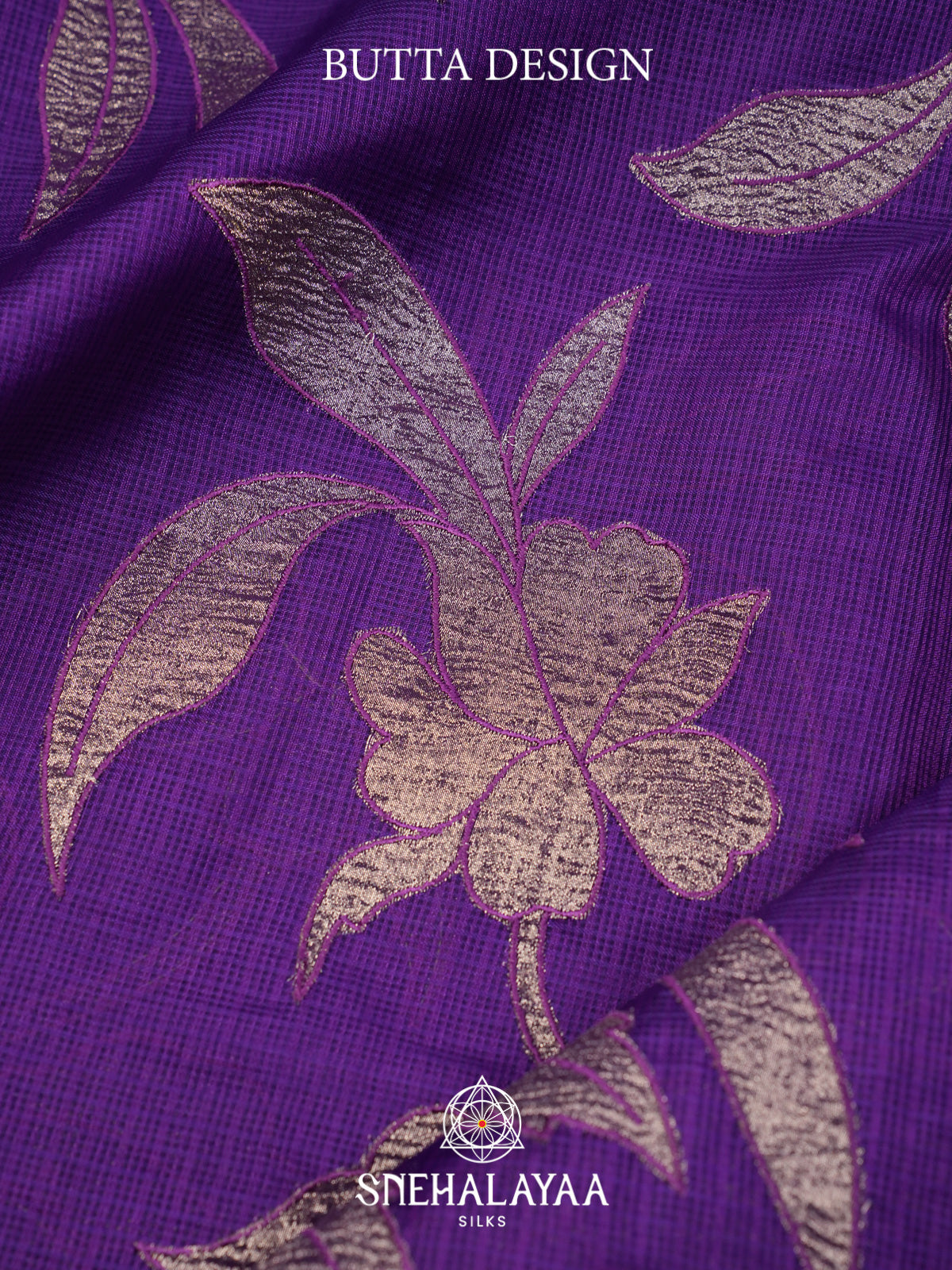 Purple Kota Saree