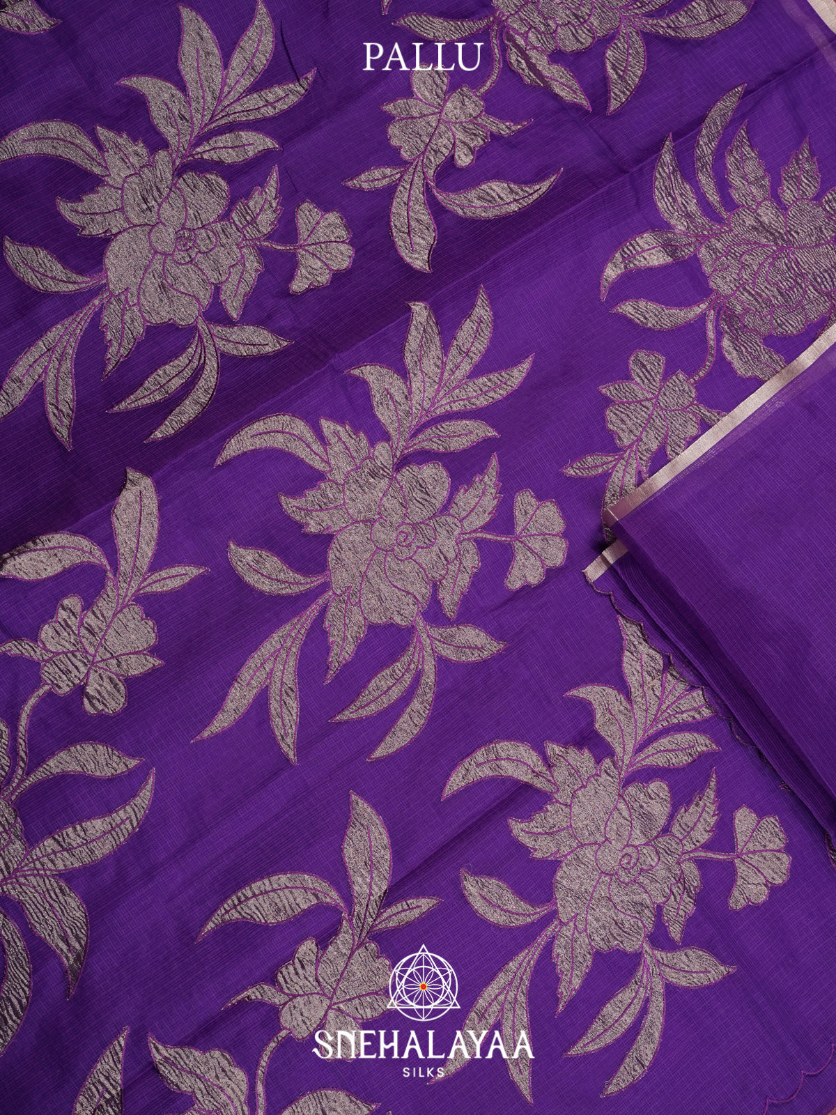 Purple Kota Saree