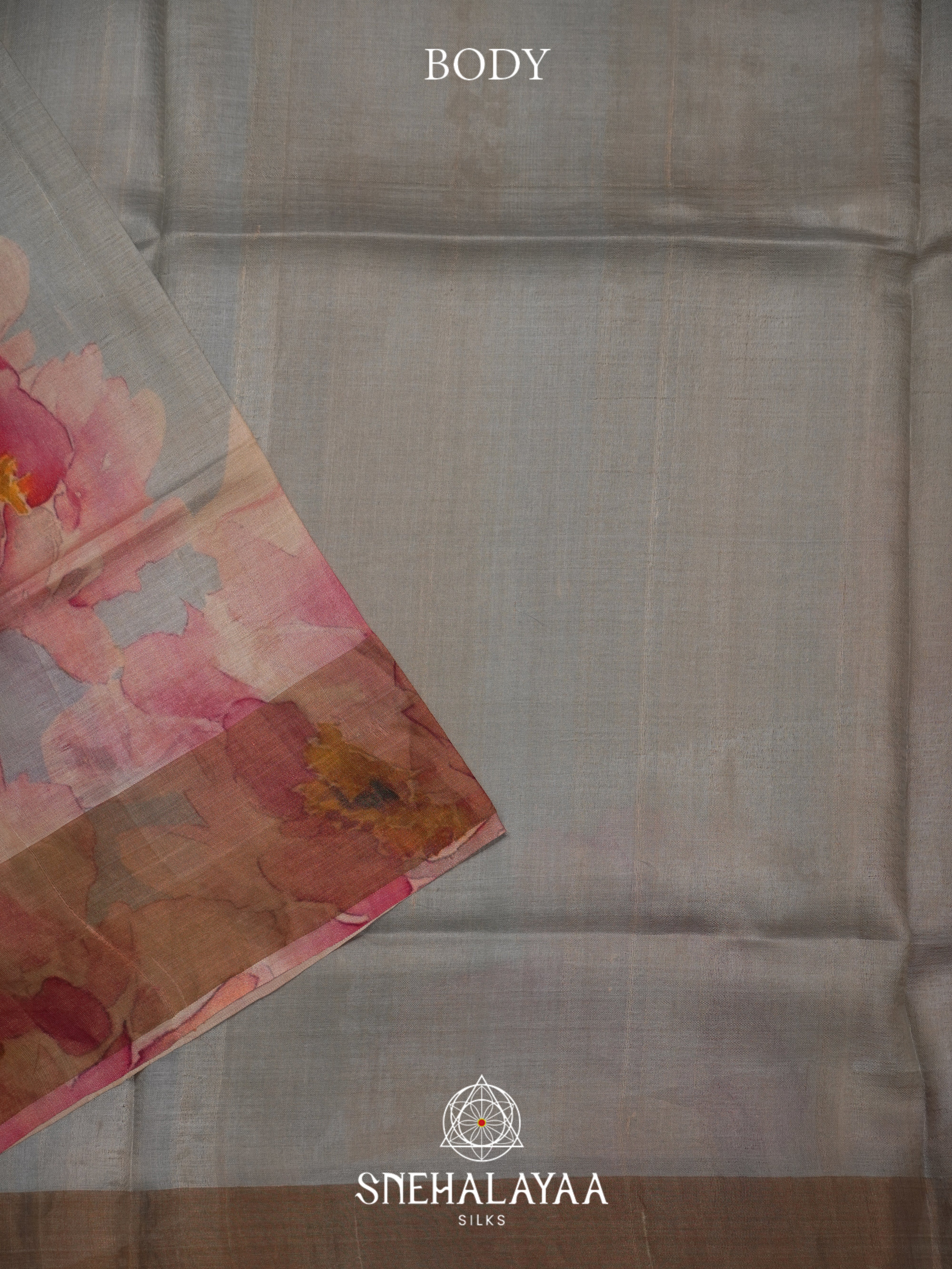 Seafoam Green Tussar Saree