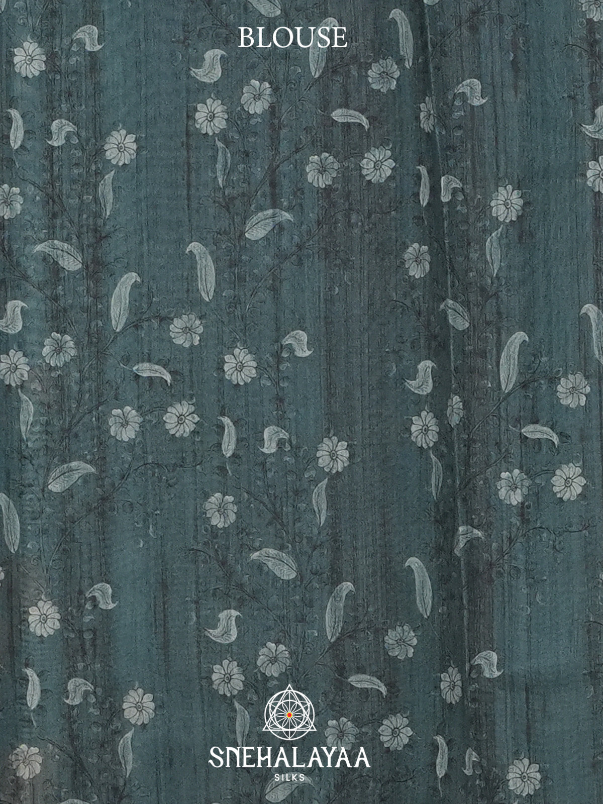 Teal Green Tussar Saree