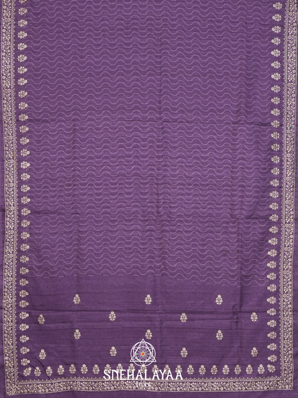 Purple Tussar Saree