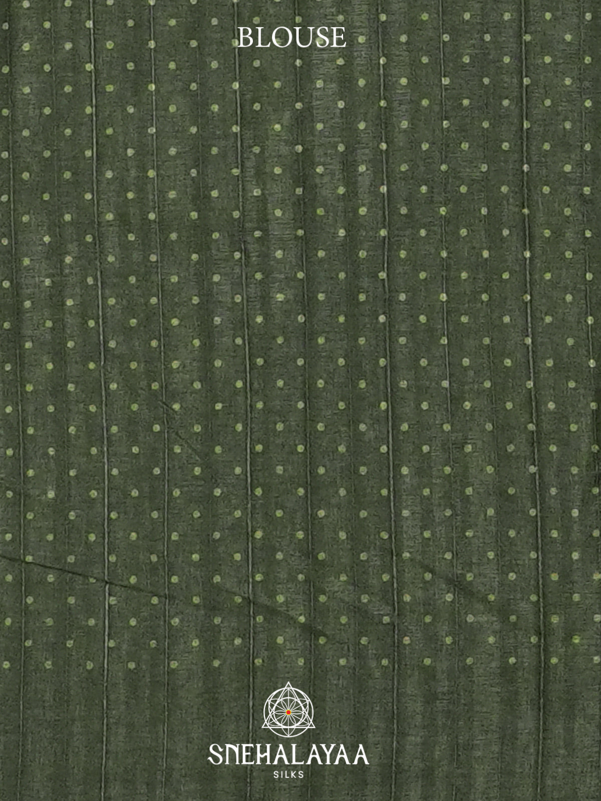 Olive Green Tussar Saree