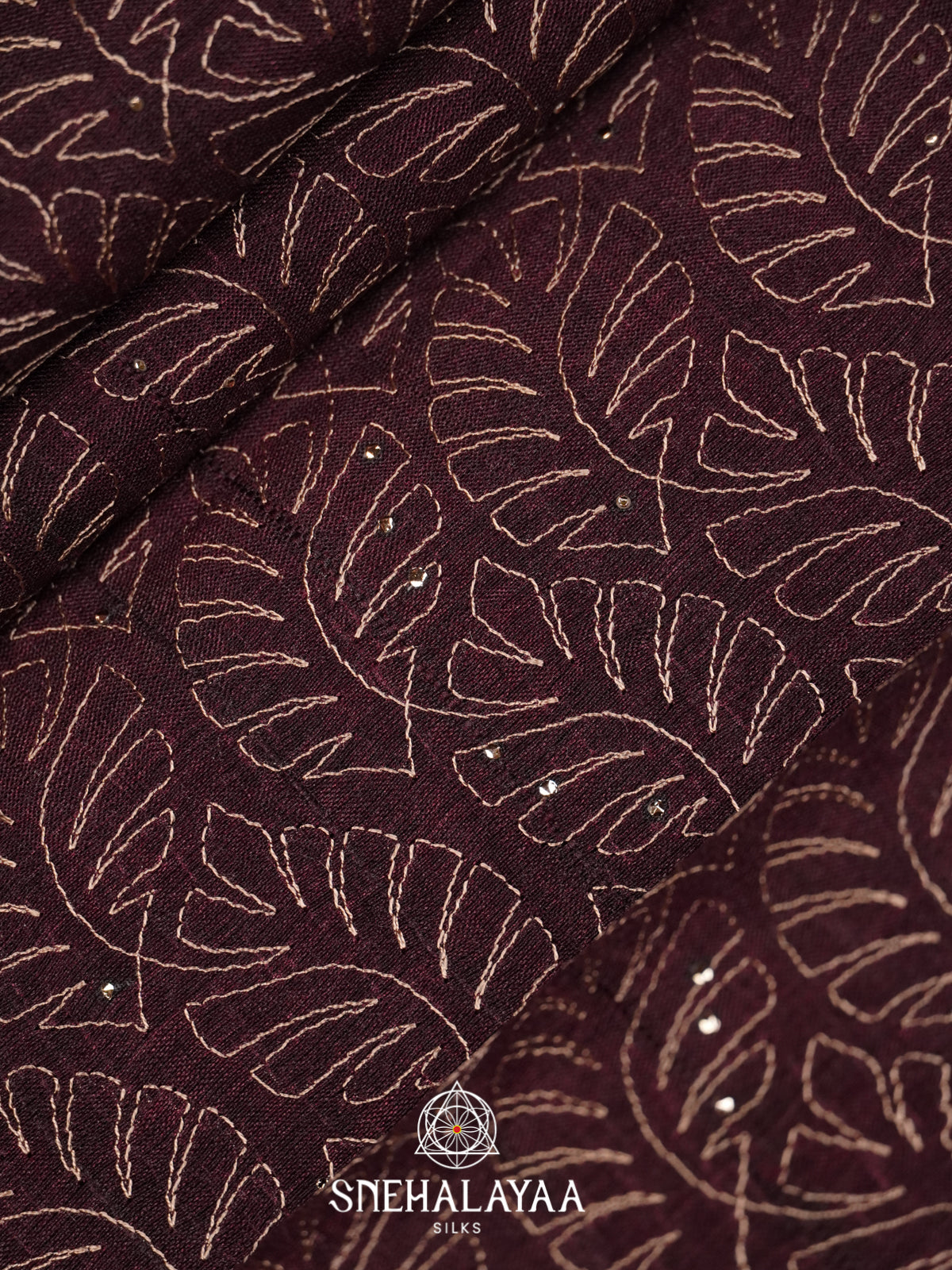 Coffee Brown Tussar Saree