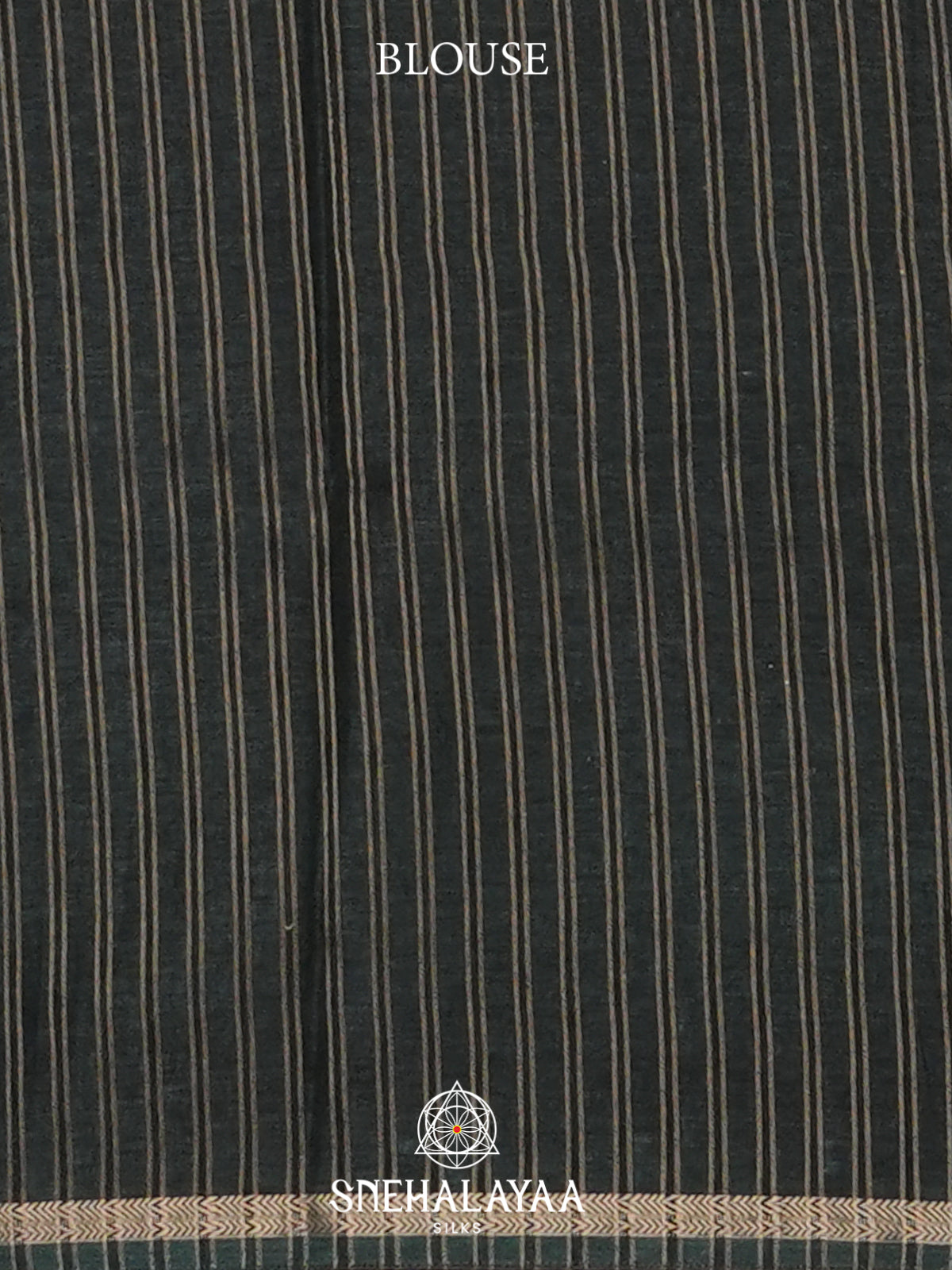 Black Tussar Saree