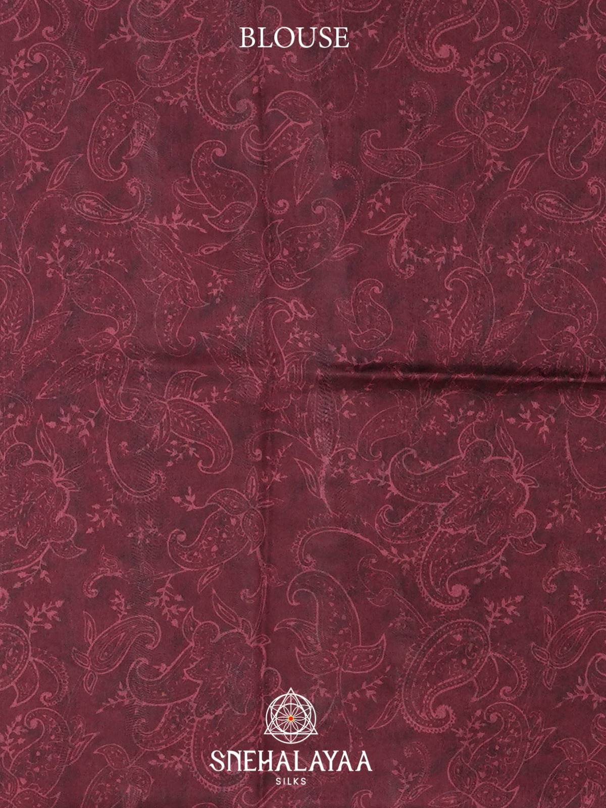Maroon Tussar Saree