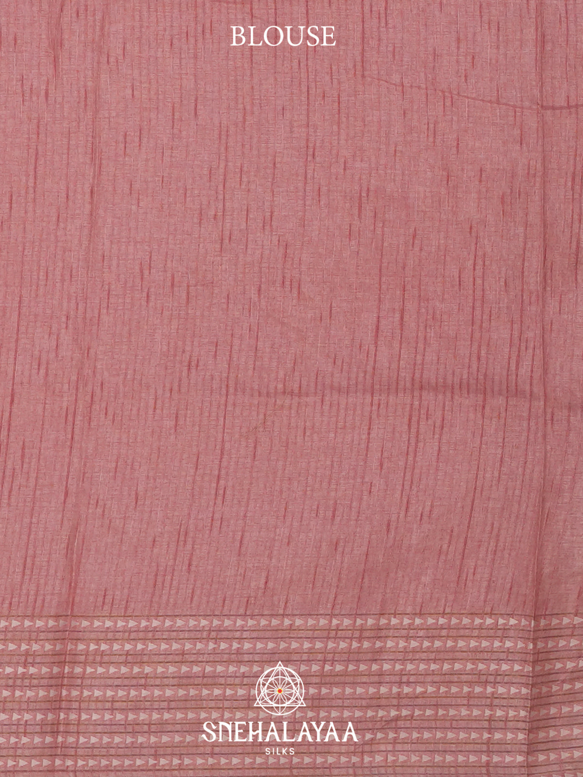 Baby Pink Tussar Saree