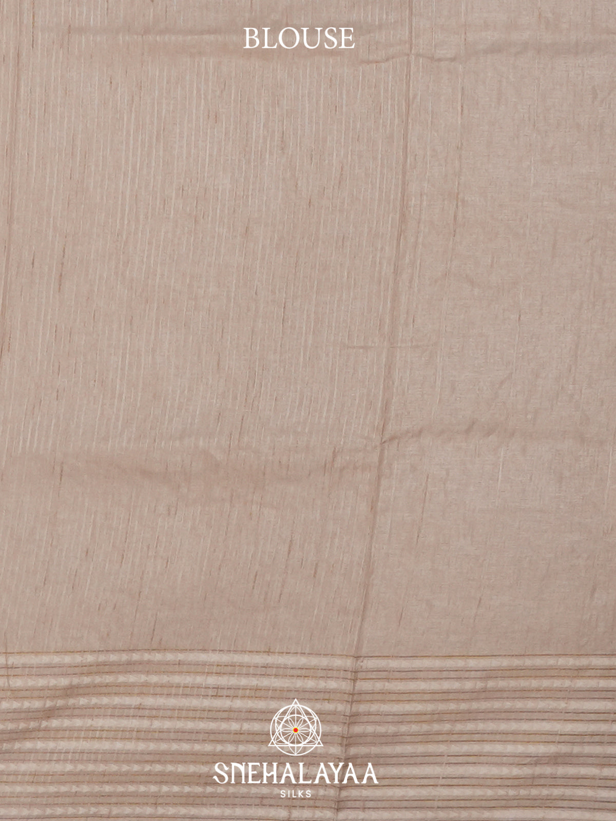 Cream Tussar Saree