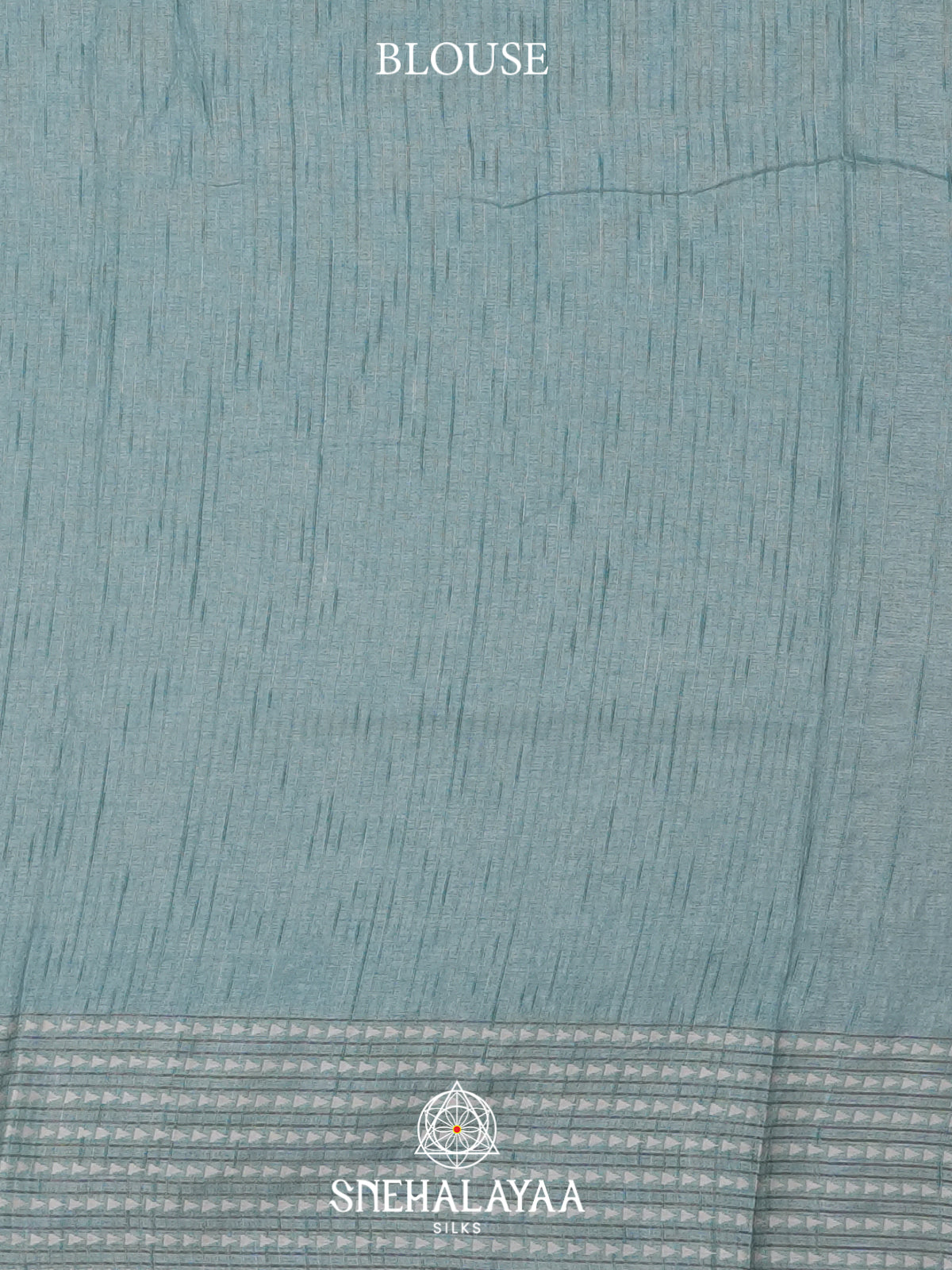 Powder Blue Tussar Saree