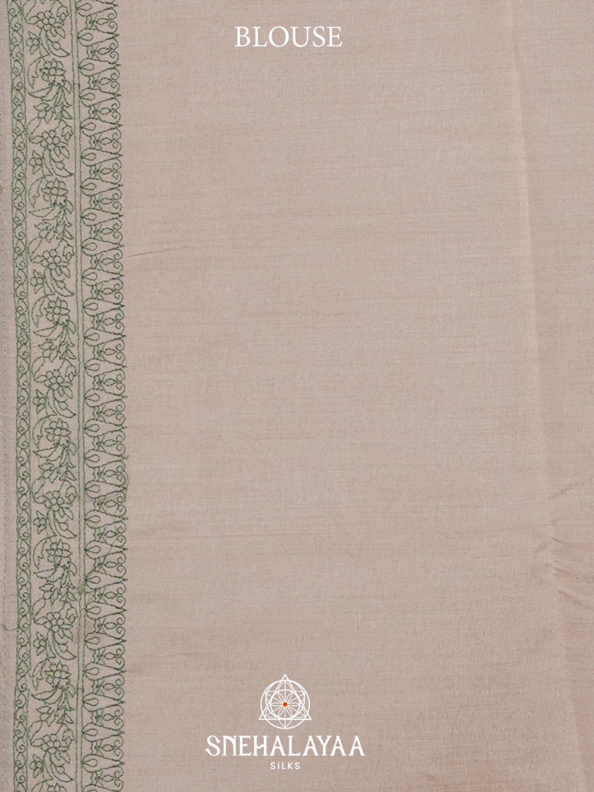 Beige Tussar Saree
