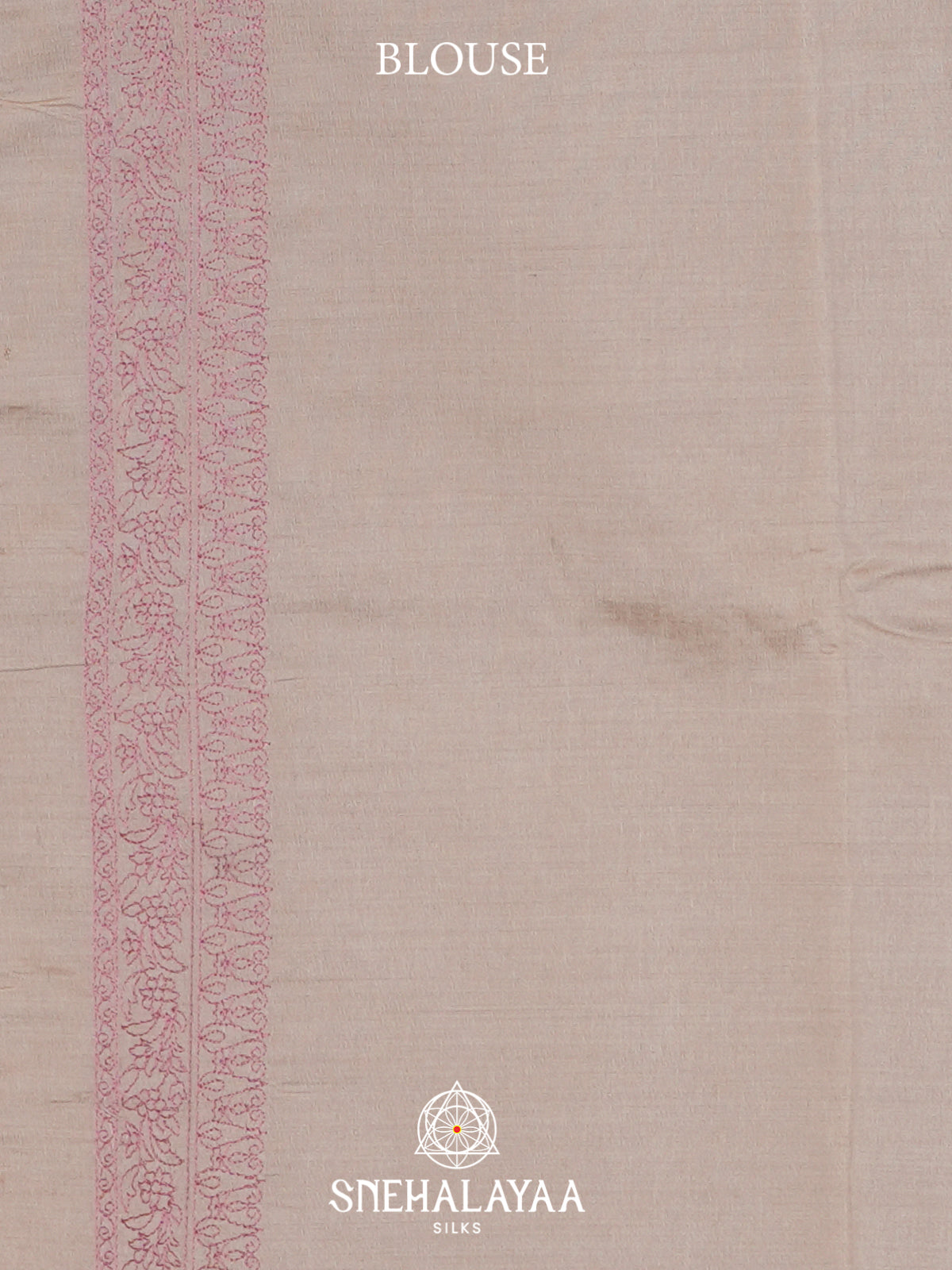 Beige Tussar Saree