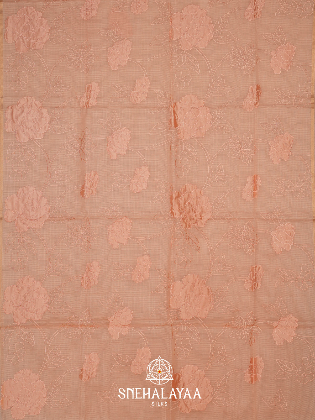 Beige Kota Saree
