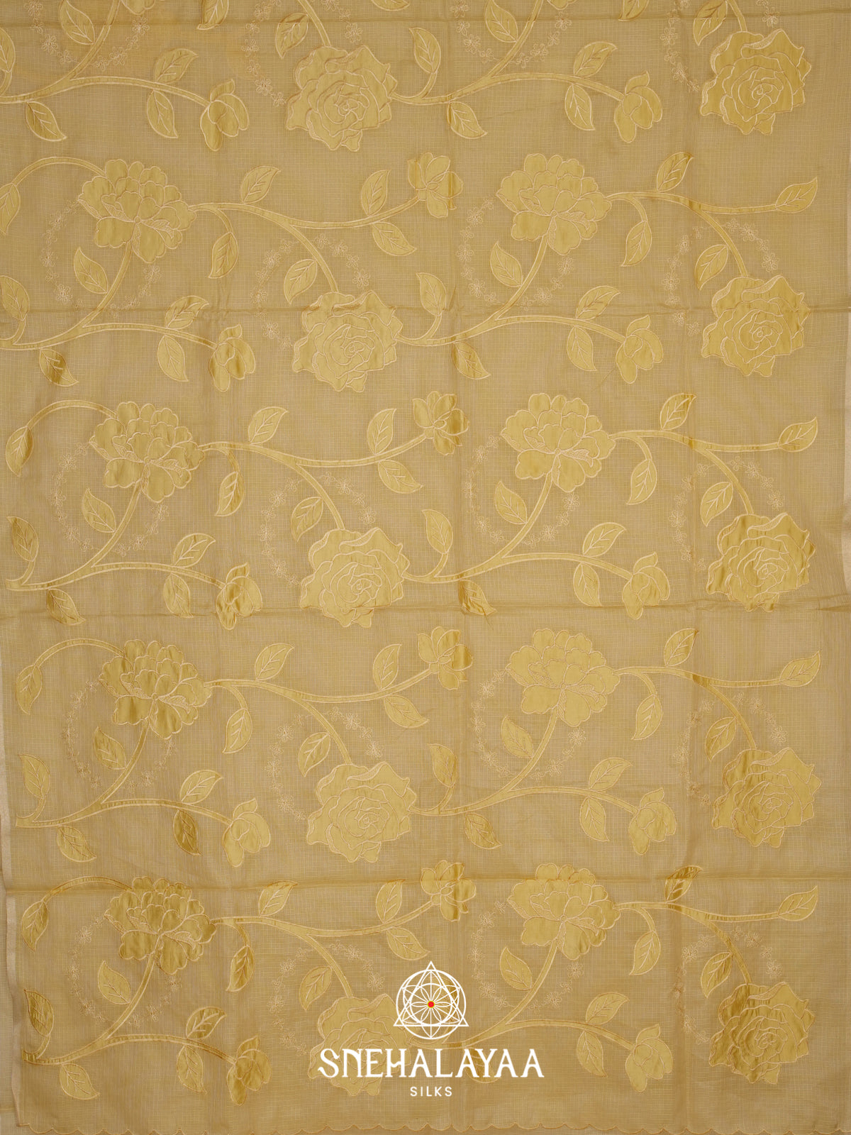 Yellow Kota Saree