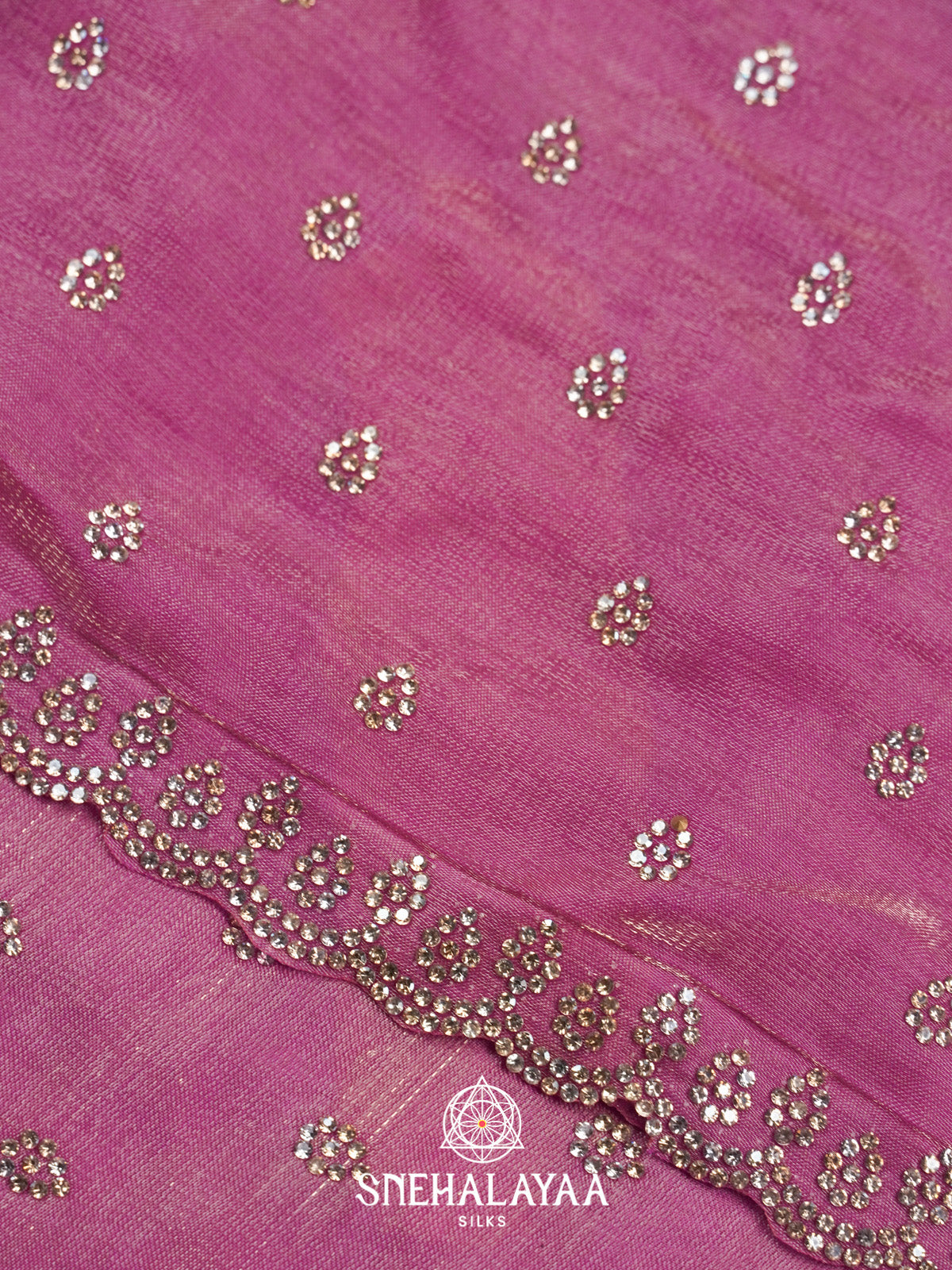 Pink Designer Saree