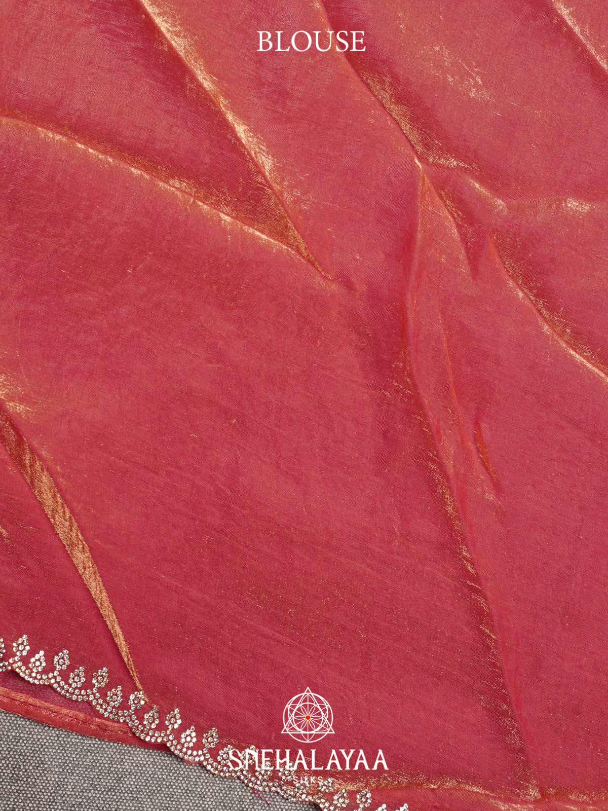 Peach Designer Saree