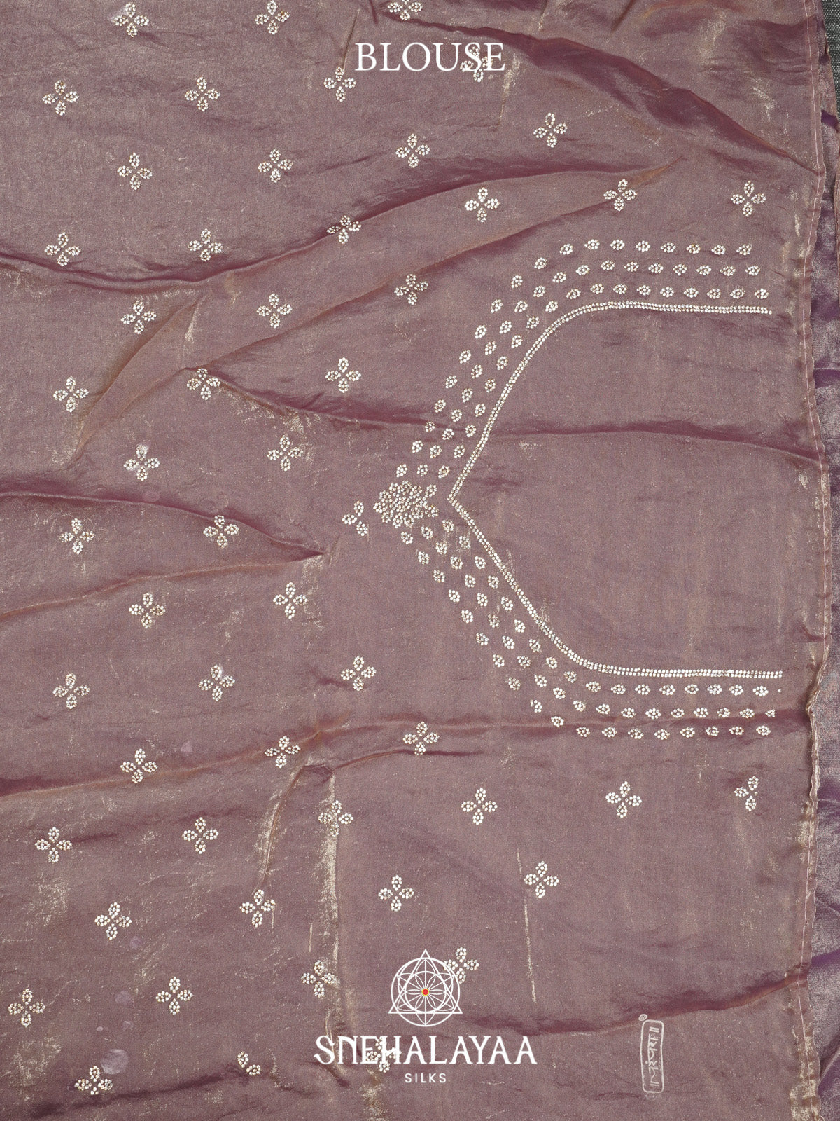 Grey Designer Saree