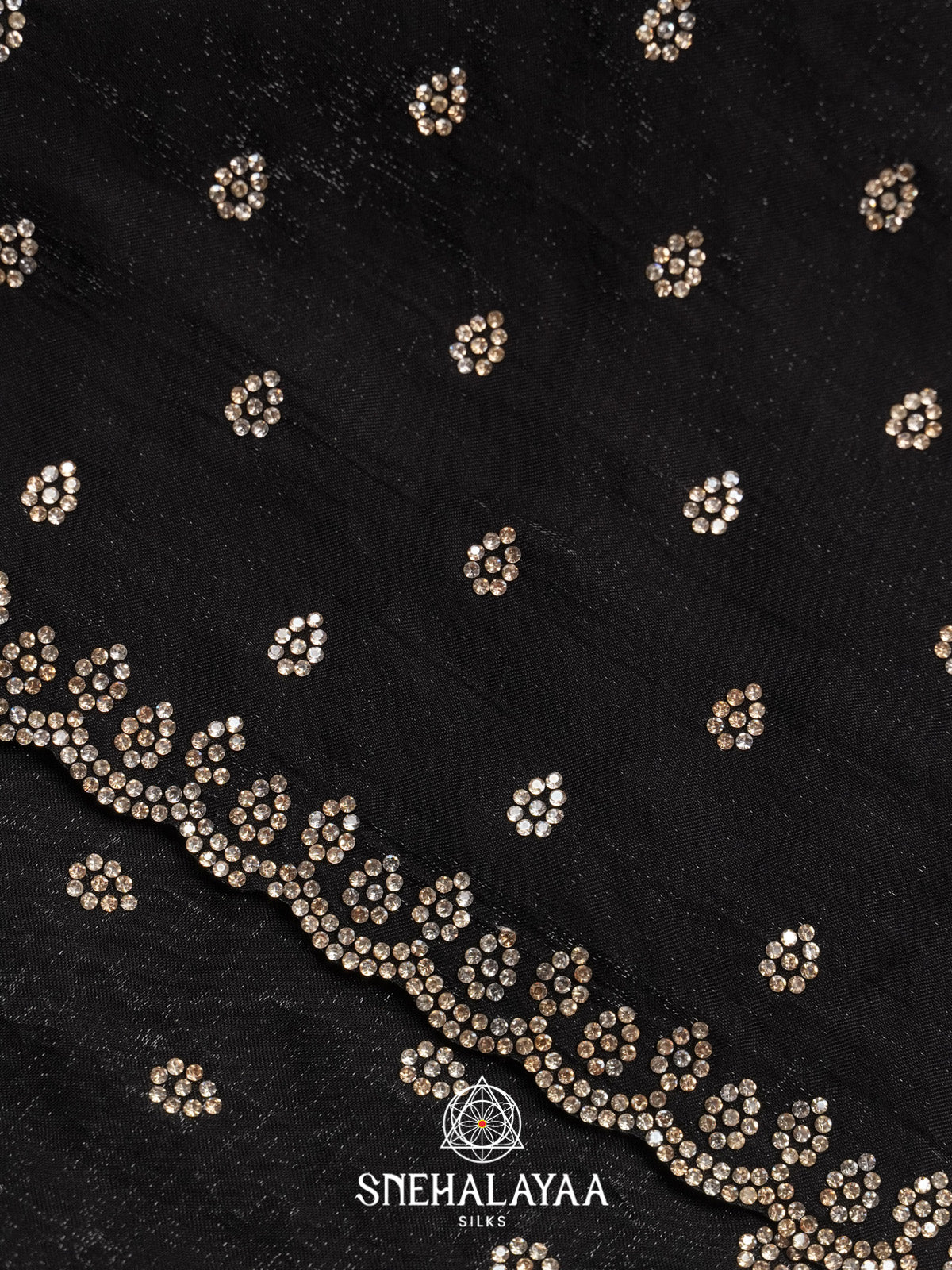 Black Designer Saree