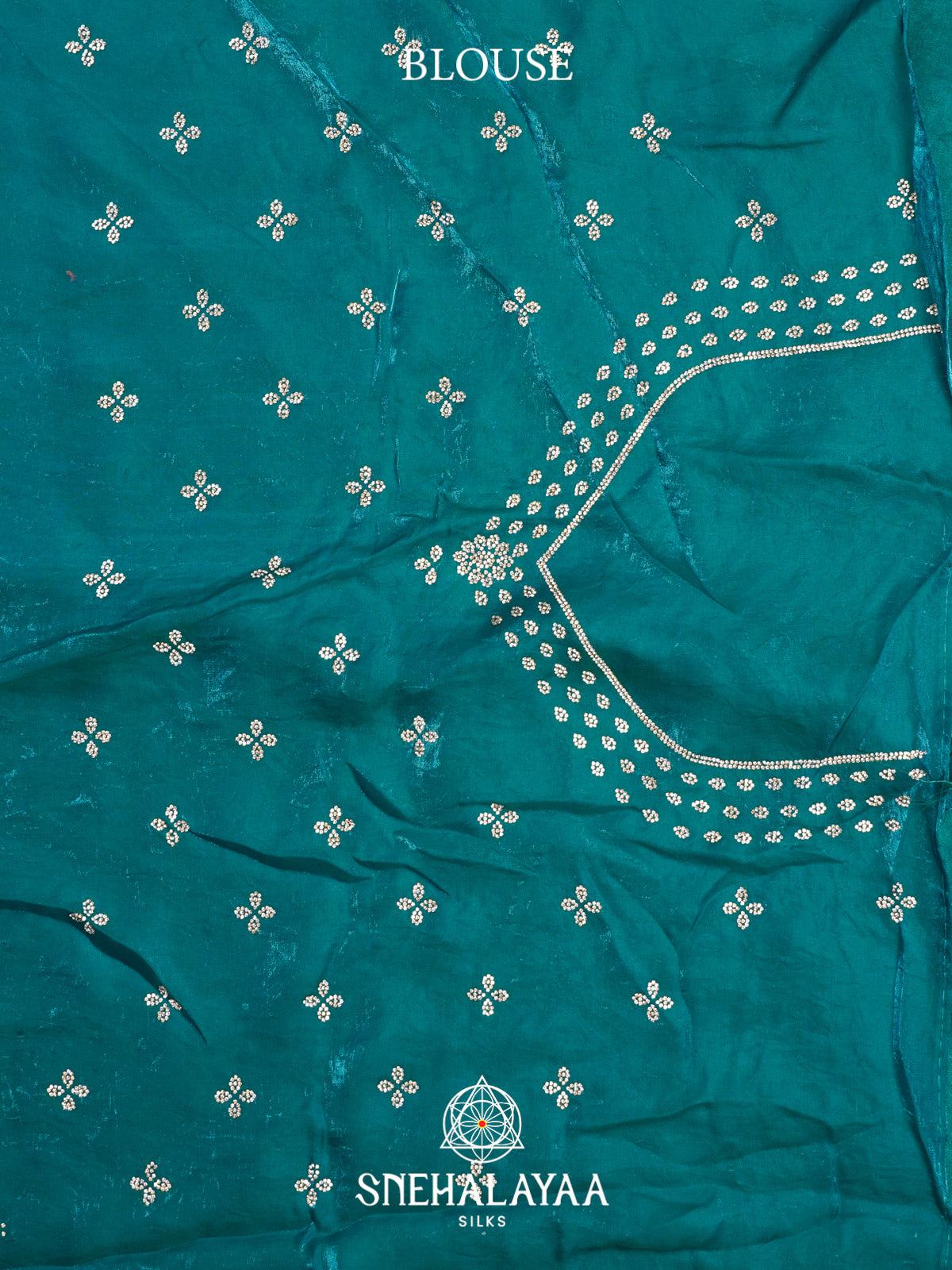 Teal Designer Saree