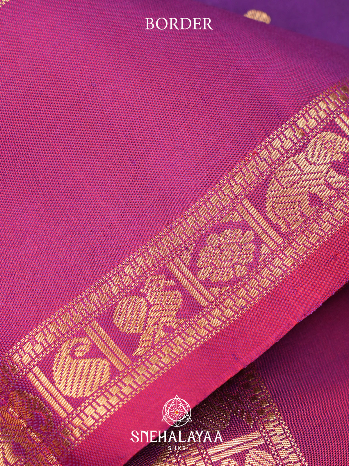 Purple Kanjivaram Silk Saree