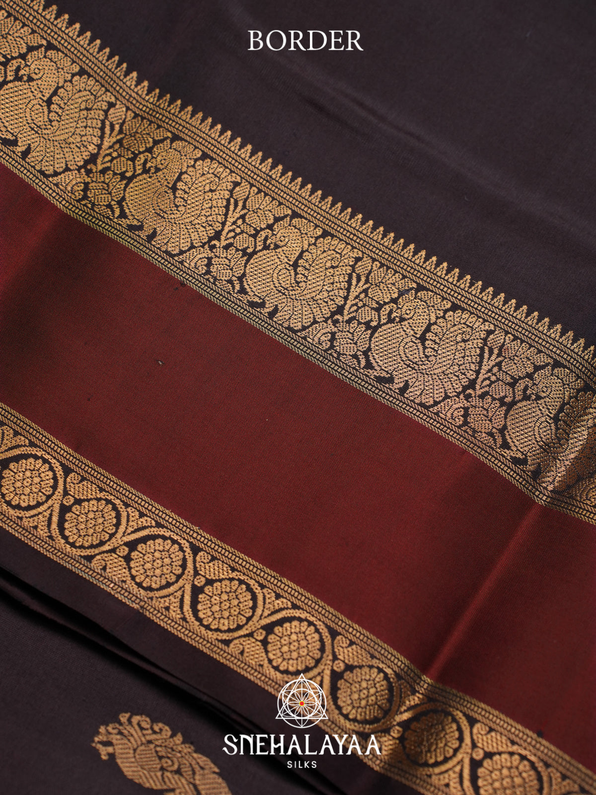 Black Kanjivaram Silk Saree
