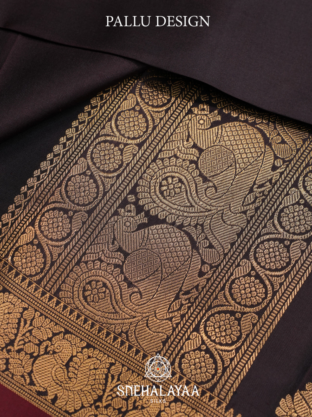 Black Kanjivaram Silk Saree