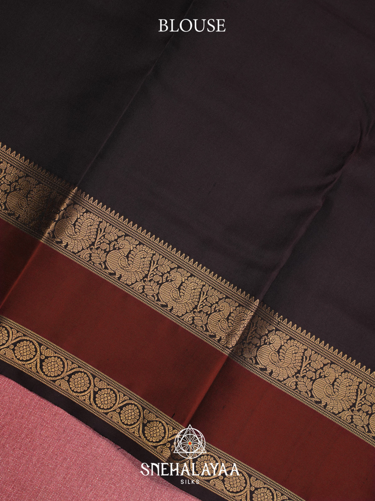 Black Kanjivaram Silk Saree
