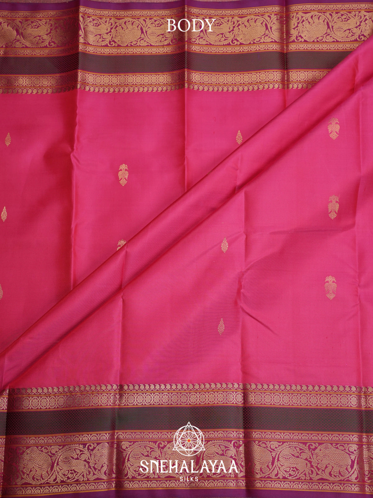 Pink Kanjivaram Silk Saree