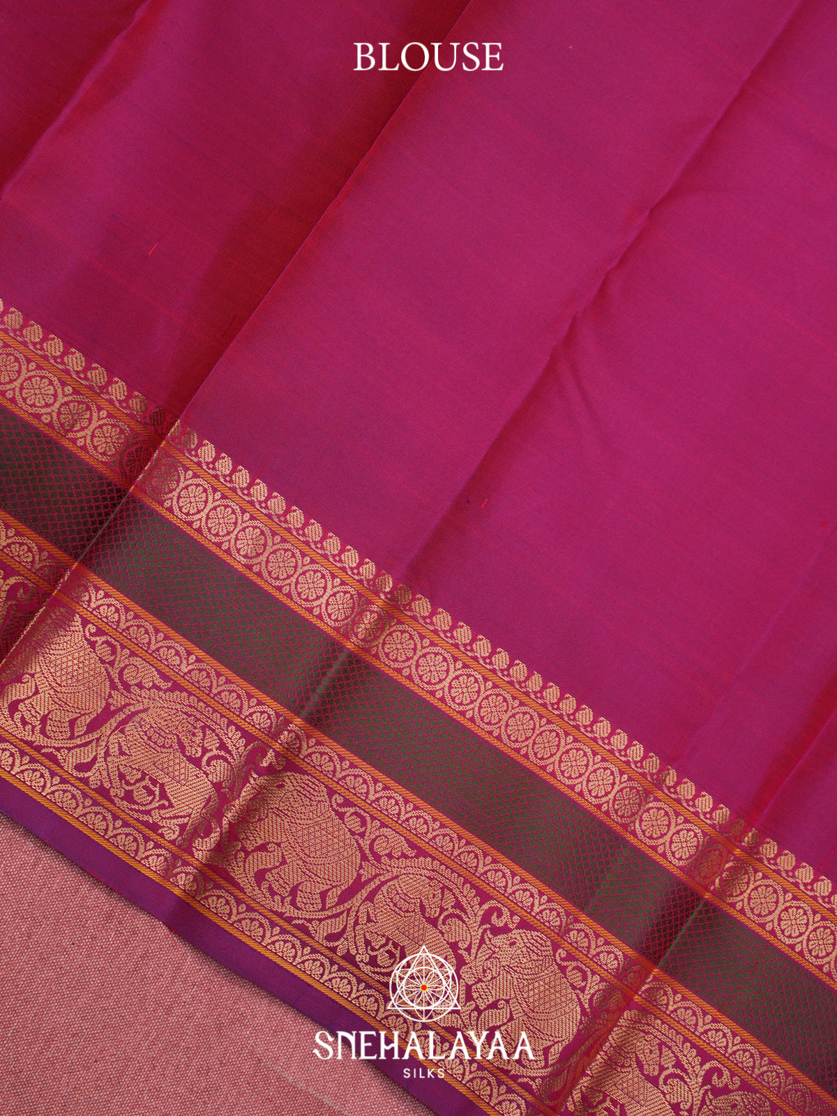Pink Kanjivaram Silk Saree