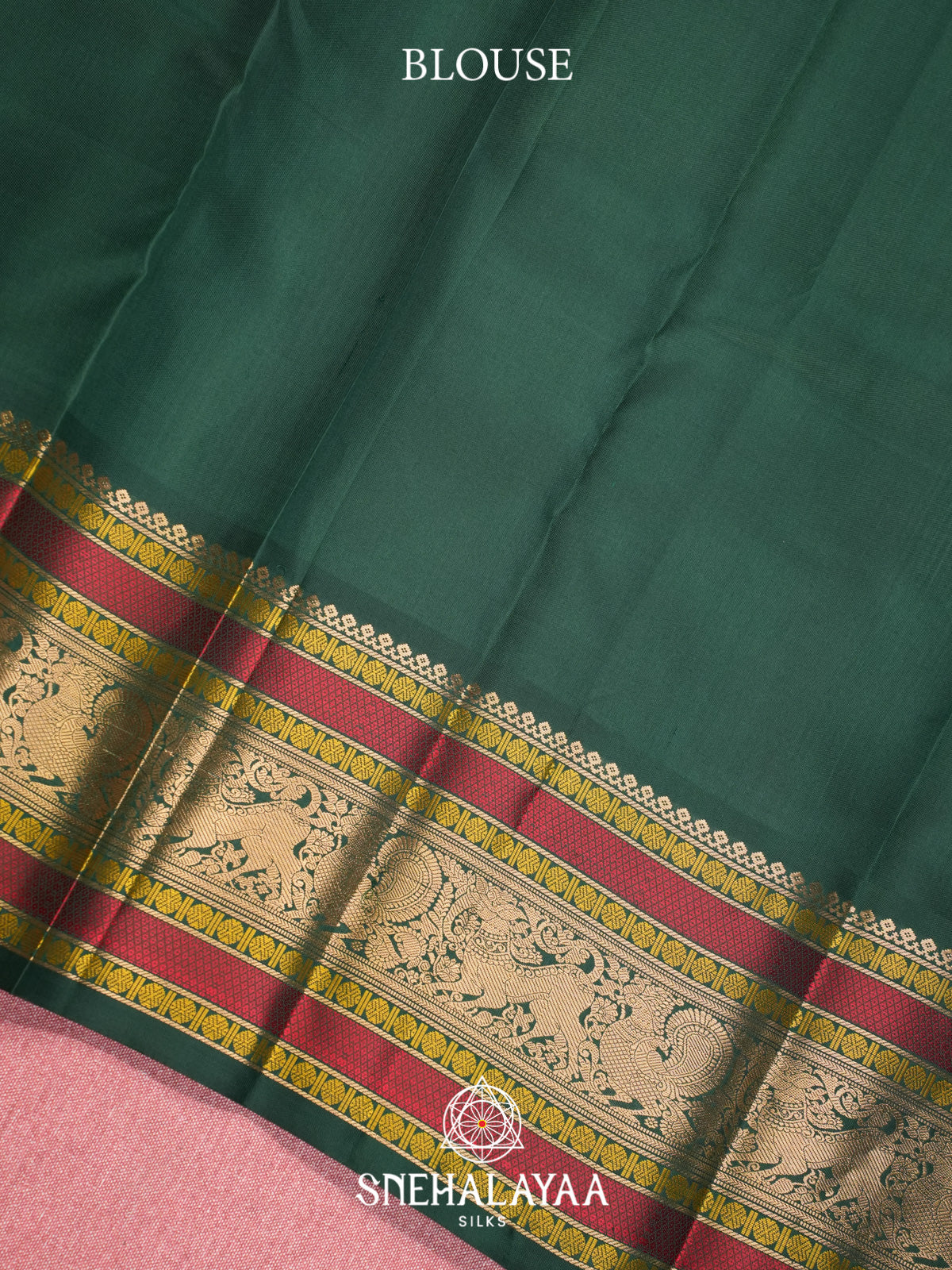 Brown Kanjivaram Silk Saree